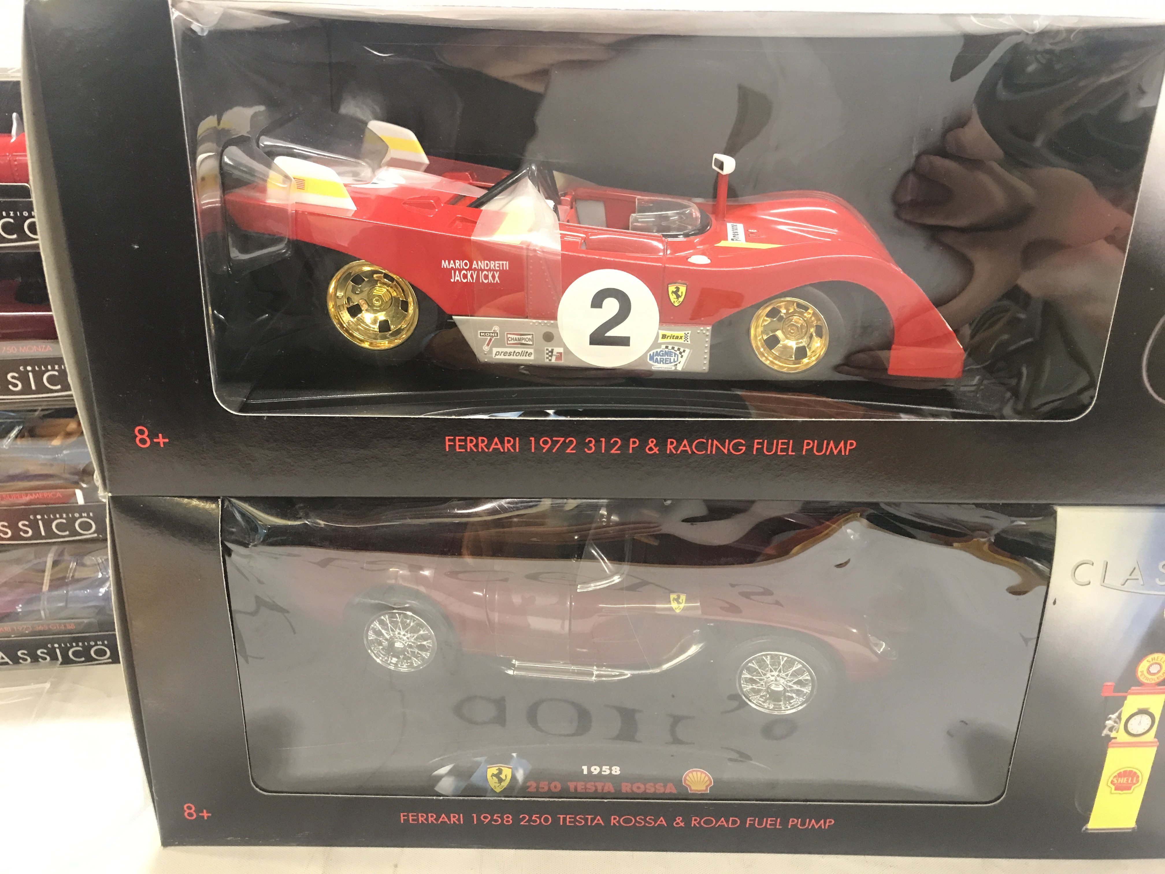 The Complete Set Of The Shell Classico Collection. All Ferraris. Including 2 X 1/18 Scale.