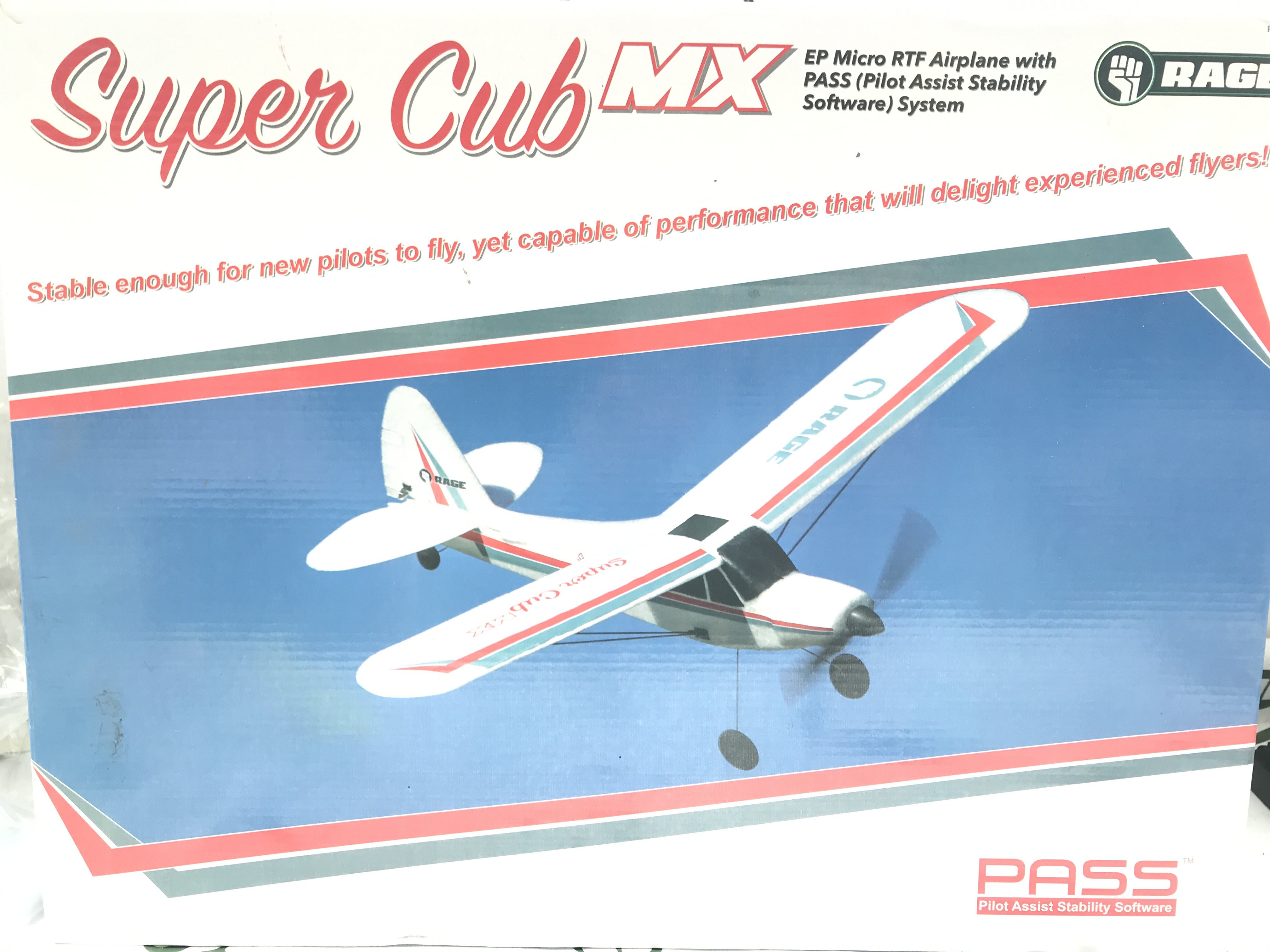 A Boxed Super Club MX Remote Controller Plane.