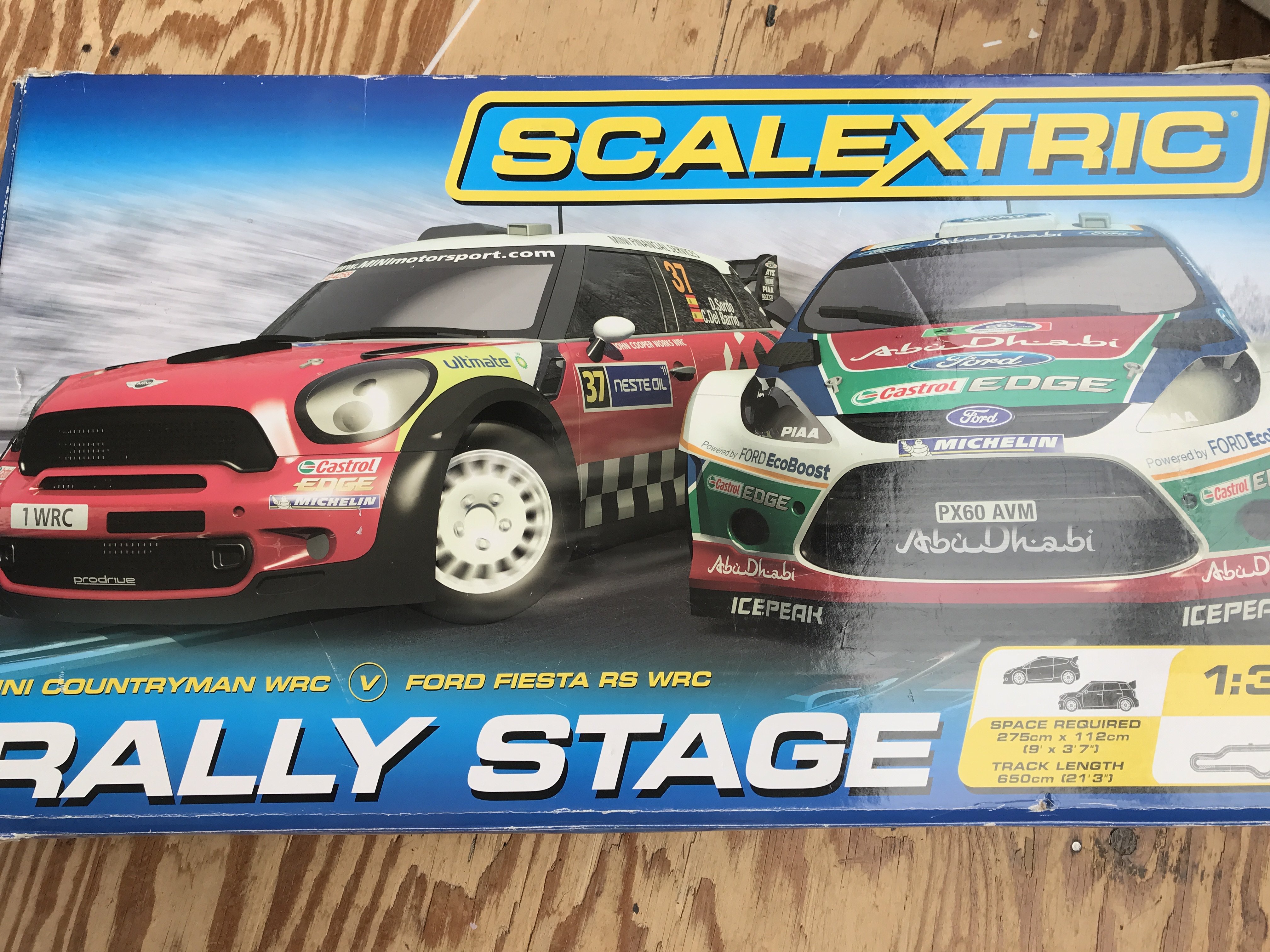 A Boxed Scalextric Rally Stage Set.