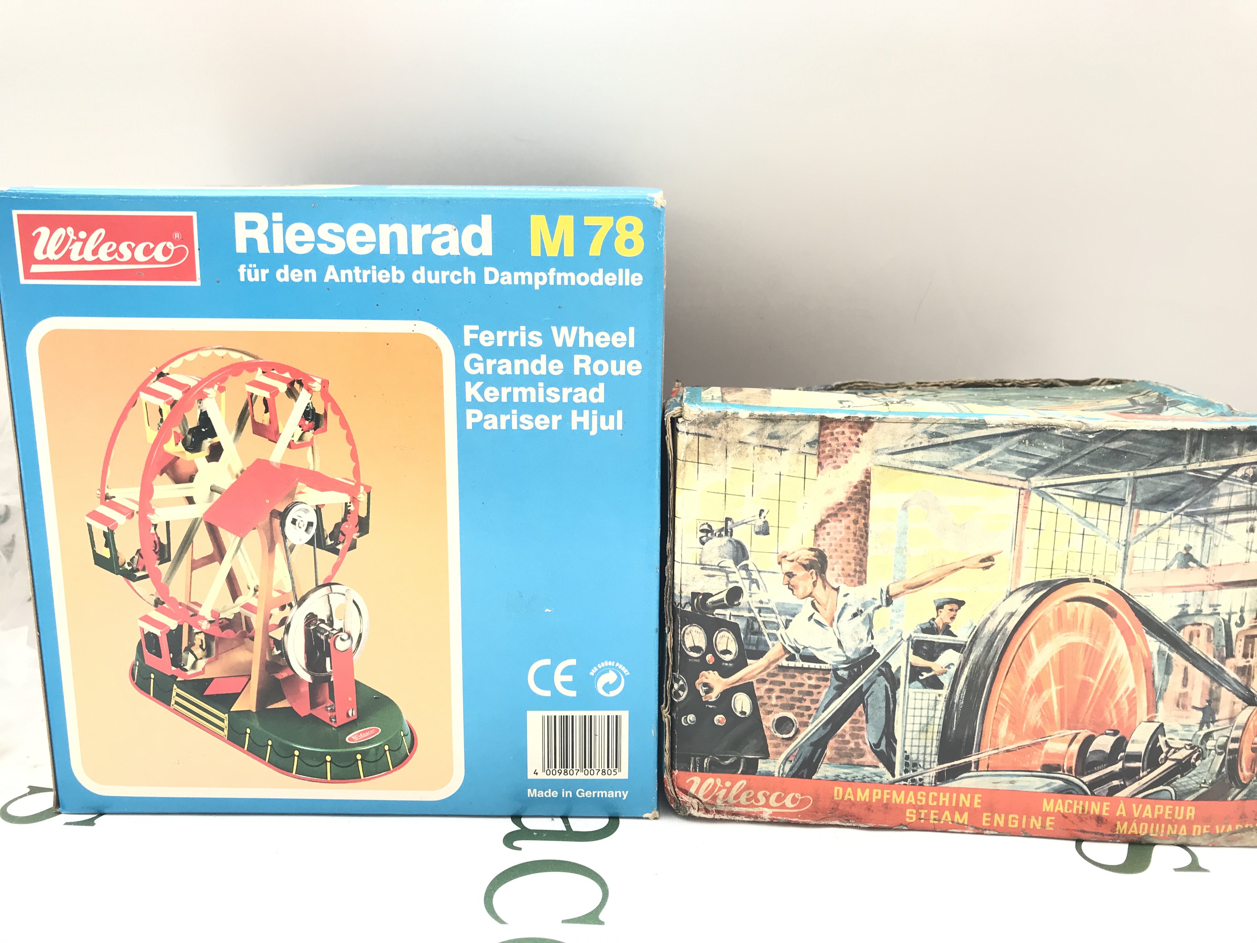 A Boxed Wilesco Ferris Wheel And A Steam Engine. No Reserve.(2).