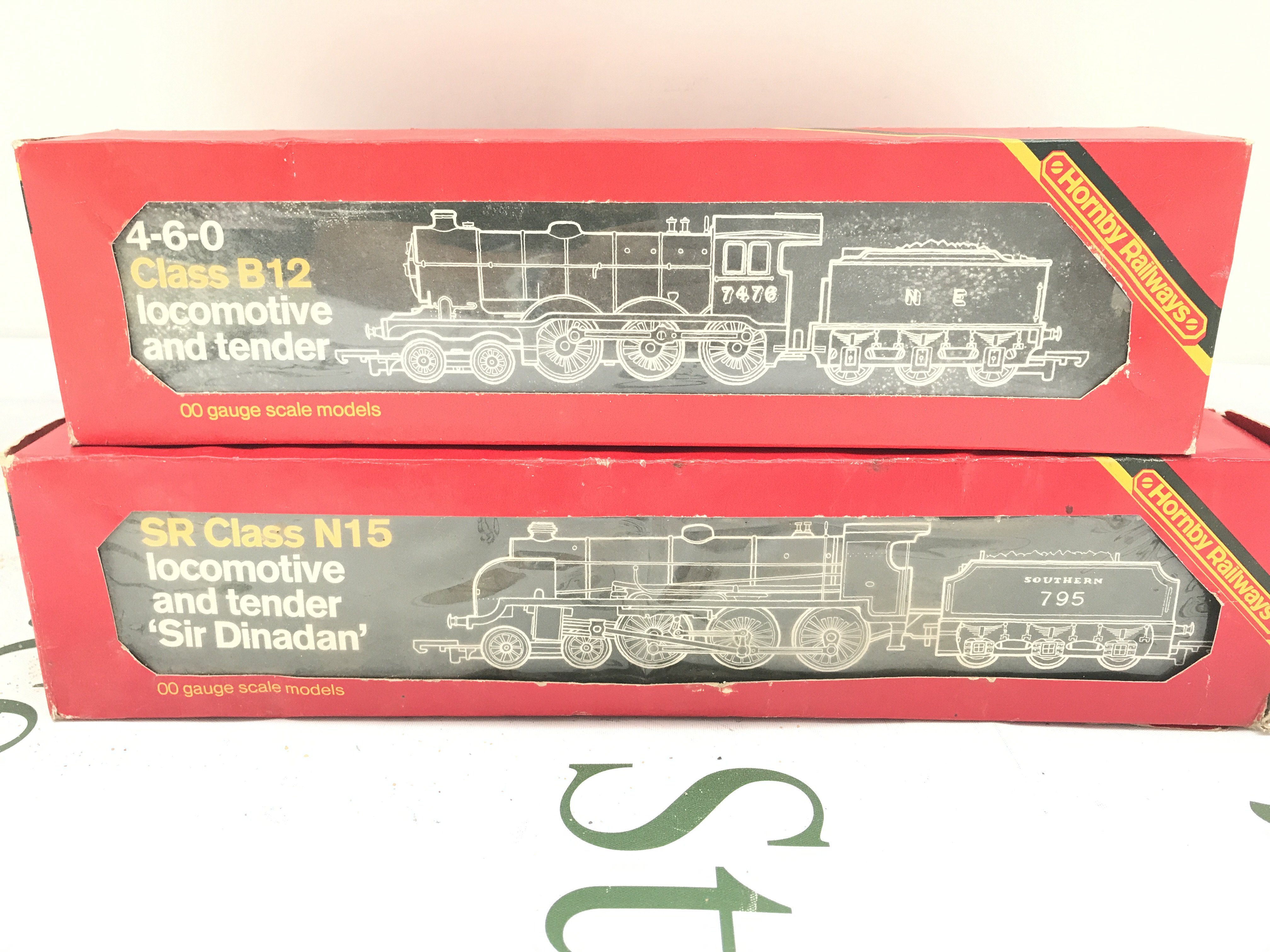 Withdrawn -A Boxed Hornby 00 Gauge LNER Loco #R.150 And A S.R. loco Sir Dinadan #R.154.(2)