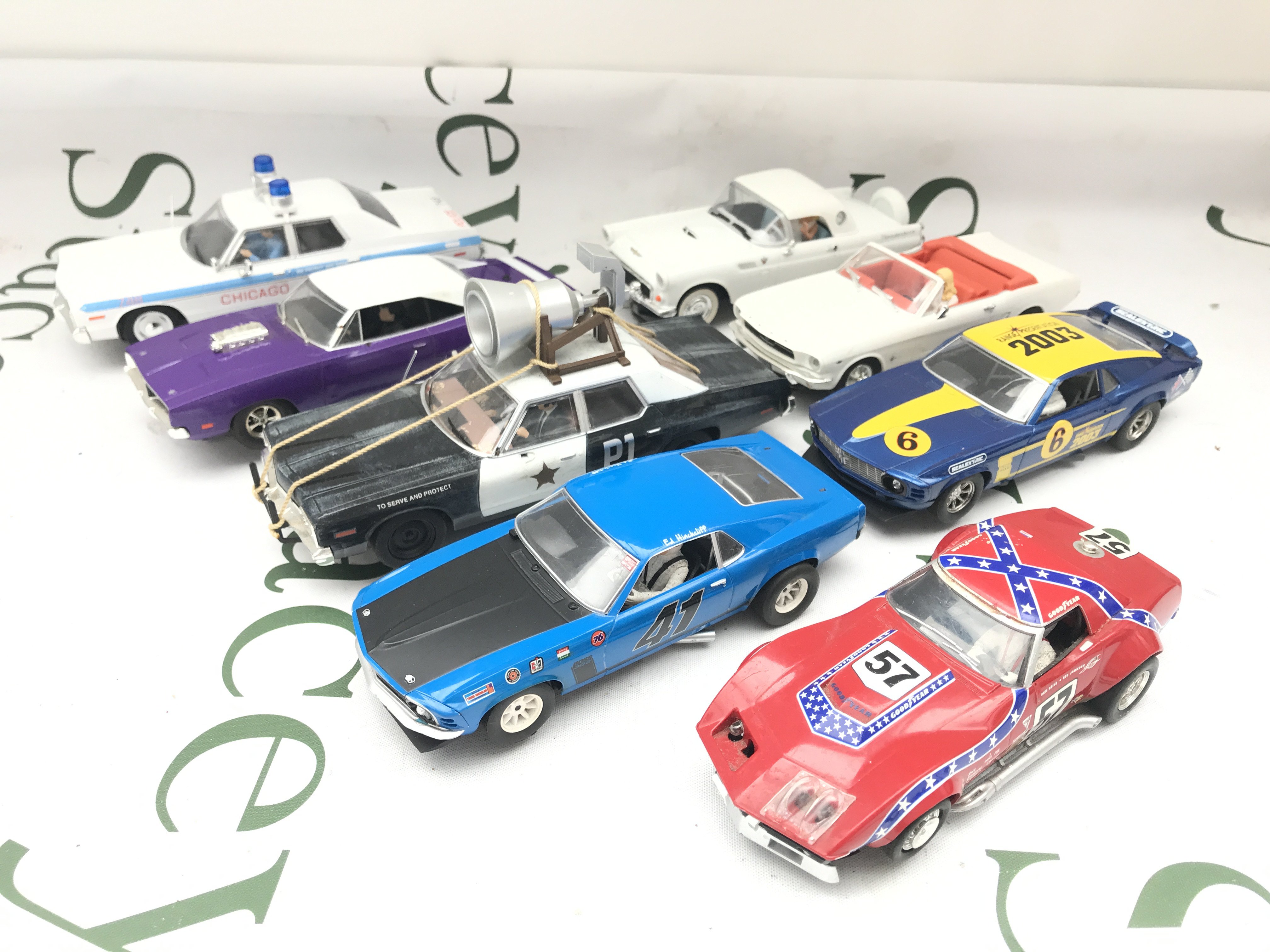 8 Loose Scalextric Cars. No Reserve.