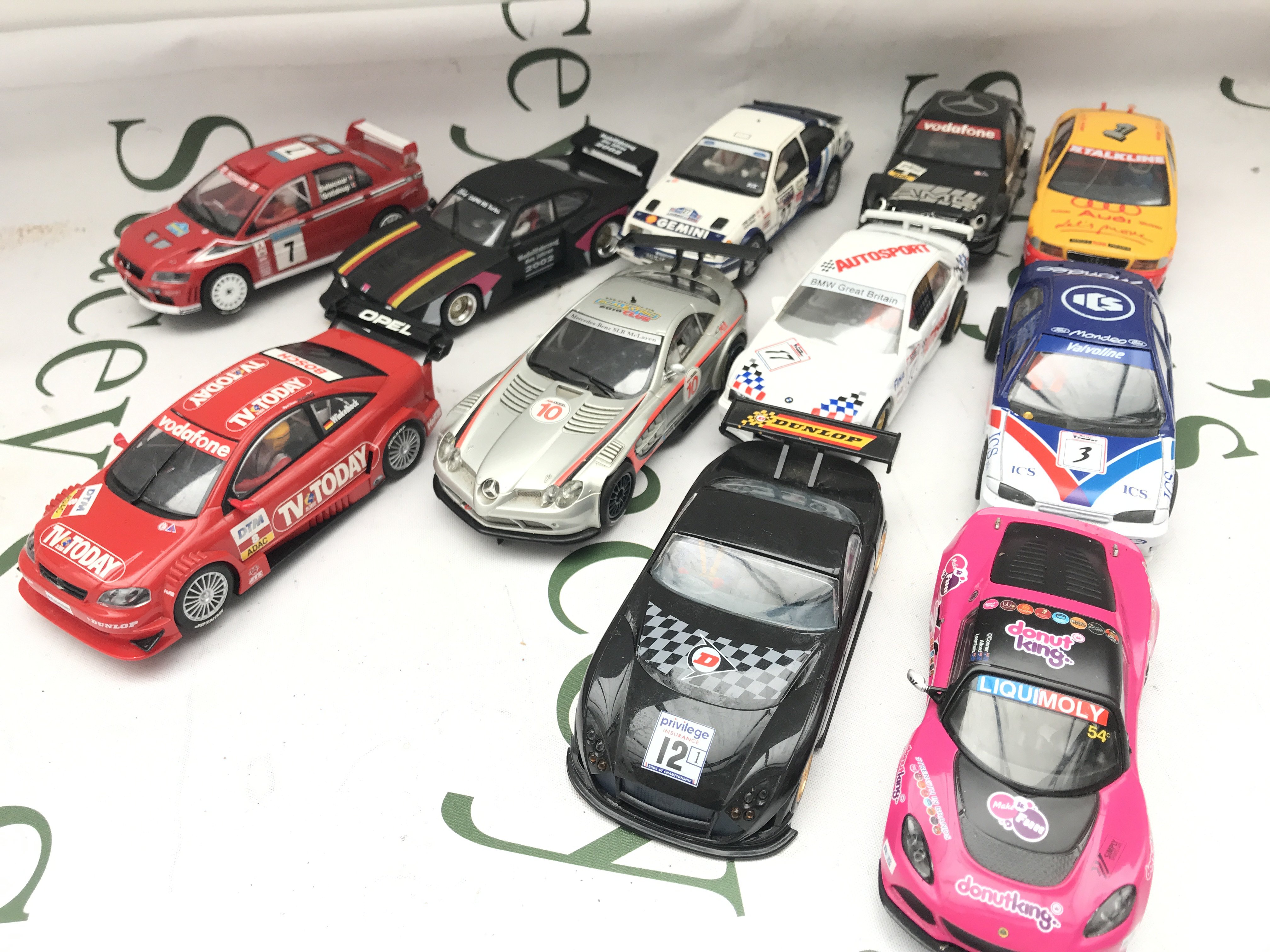 11 X Loose Scalextric Cars. No Reserve.