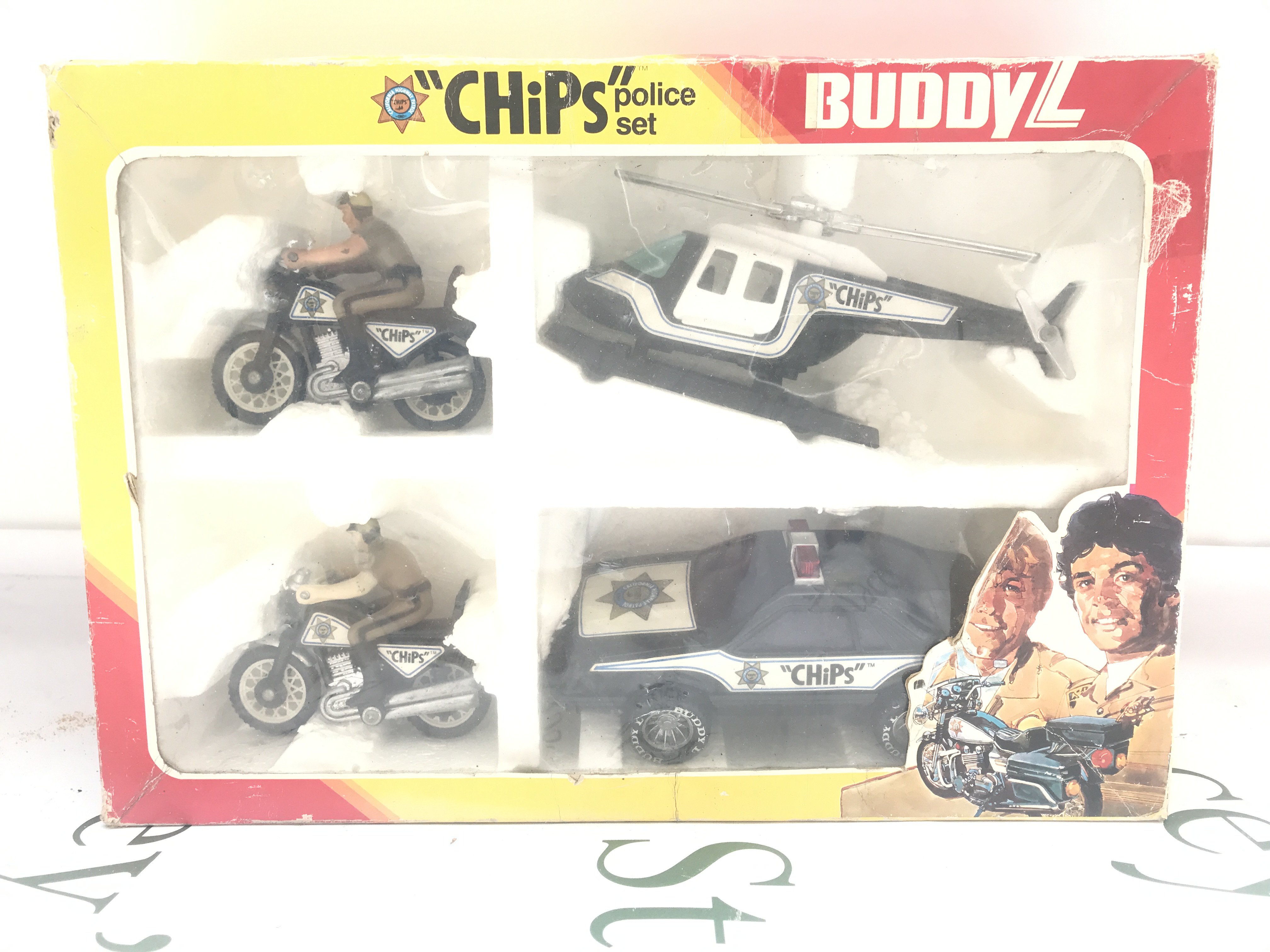 A Boxed Buddy L CHiPs Police Set. No Reserve.