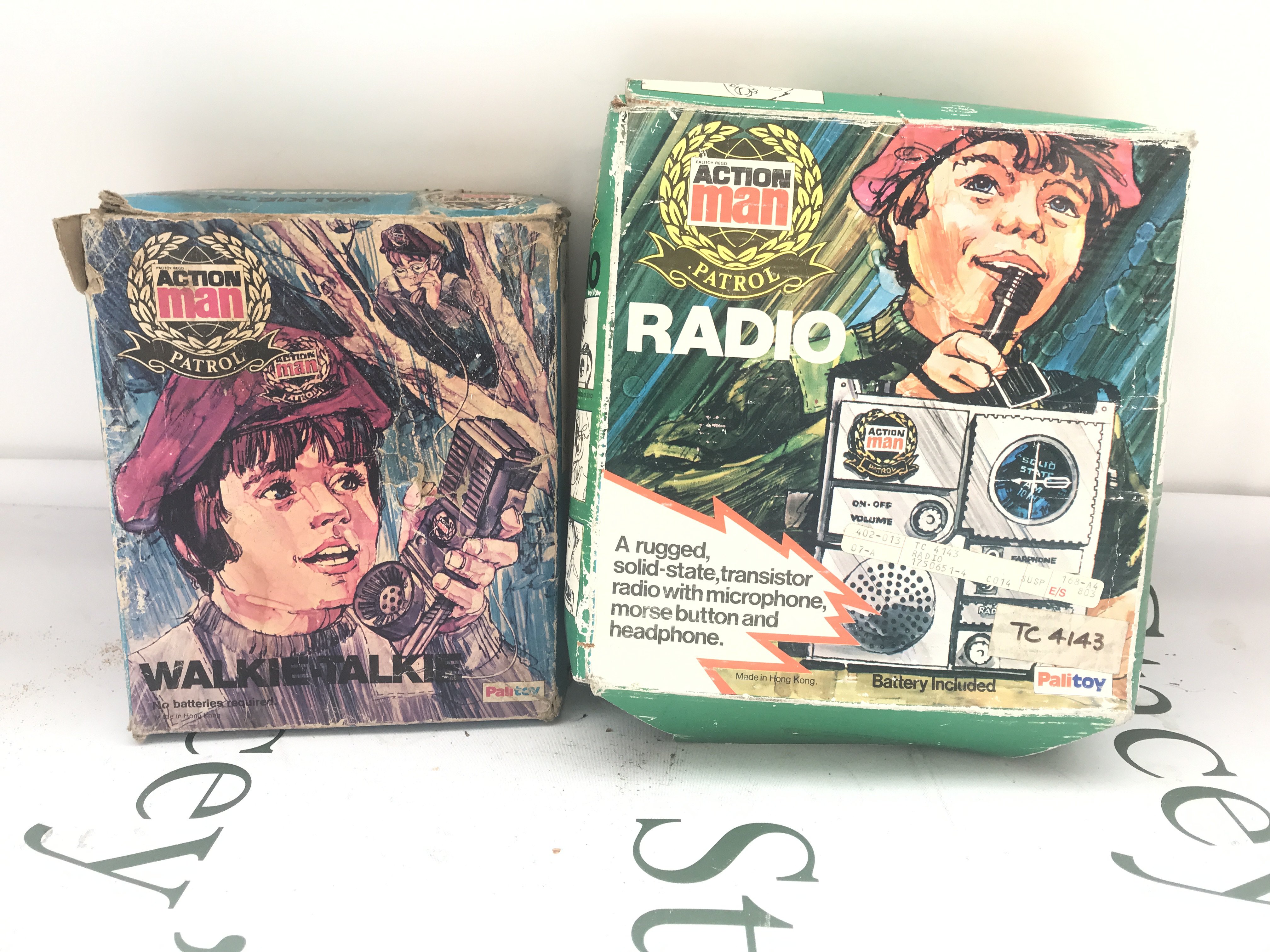 A Boxed Palitoy Action Man Walkie-talkie Set And A Actin Man Radio. No Reserve,