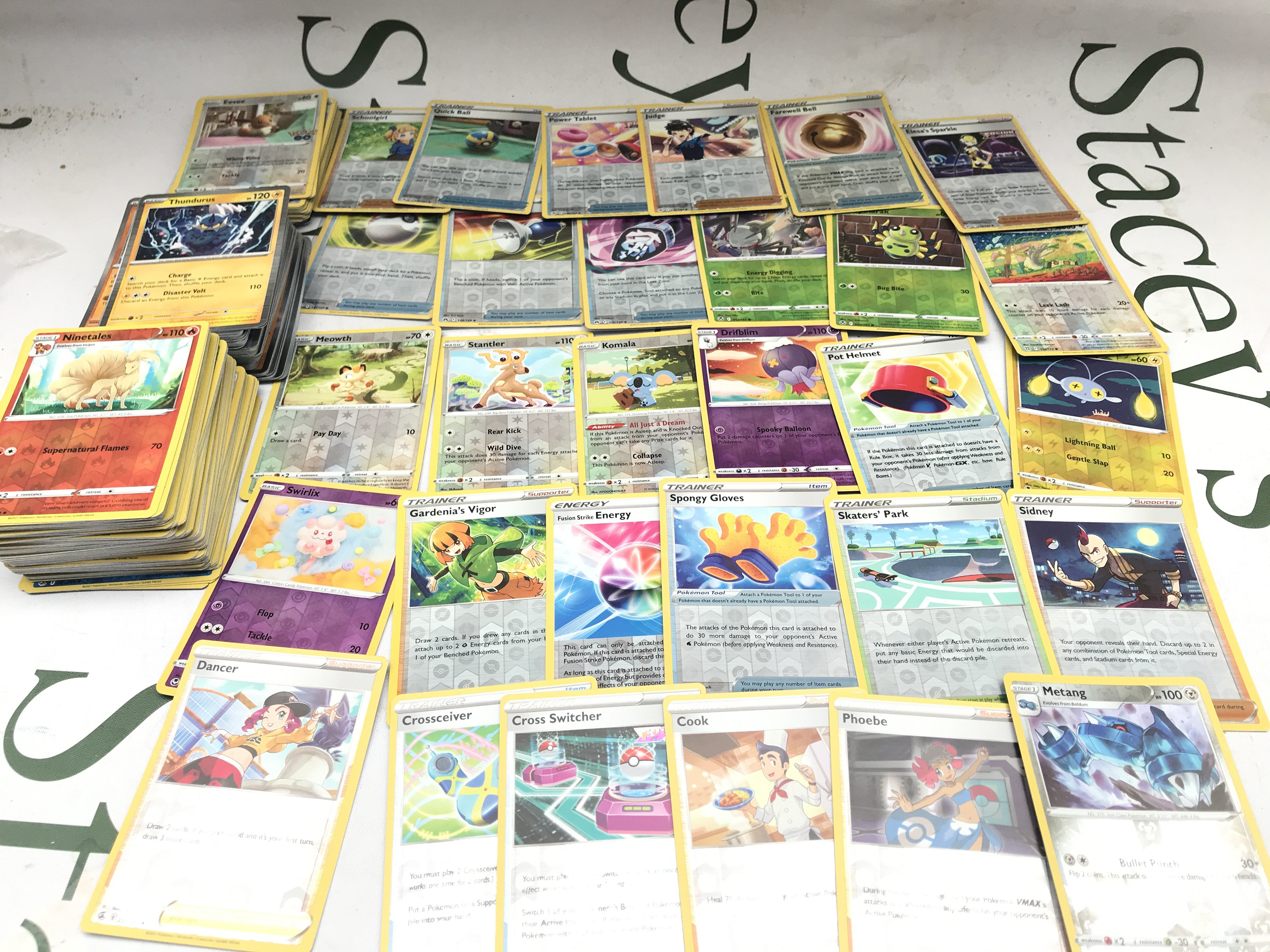 230 Holographic Pokemon Cards Including Rares And Reverse Holos.