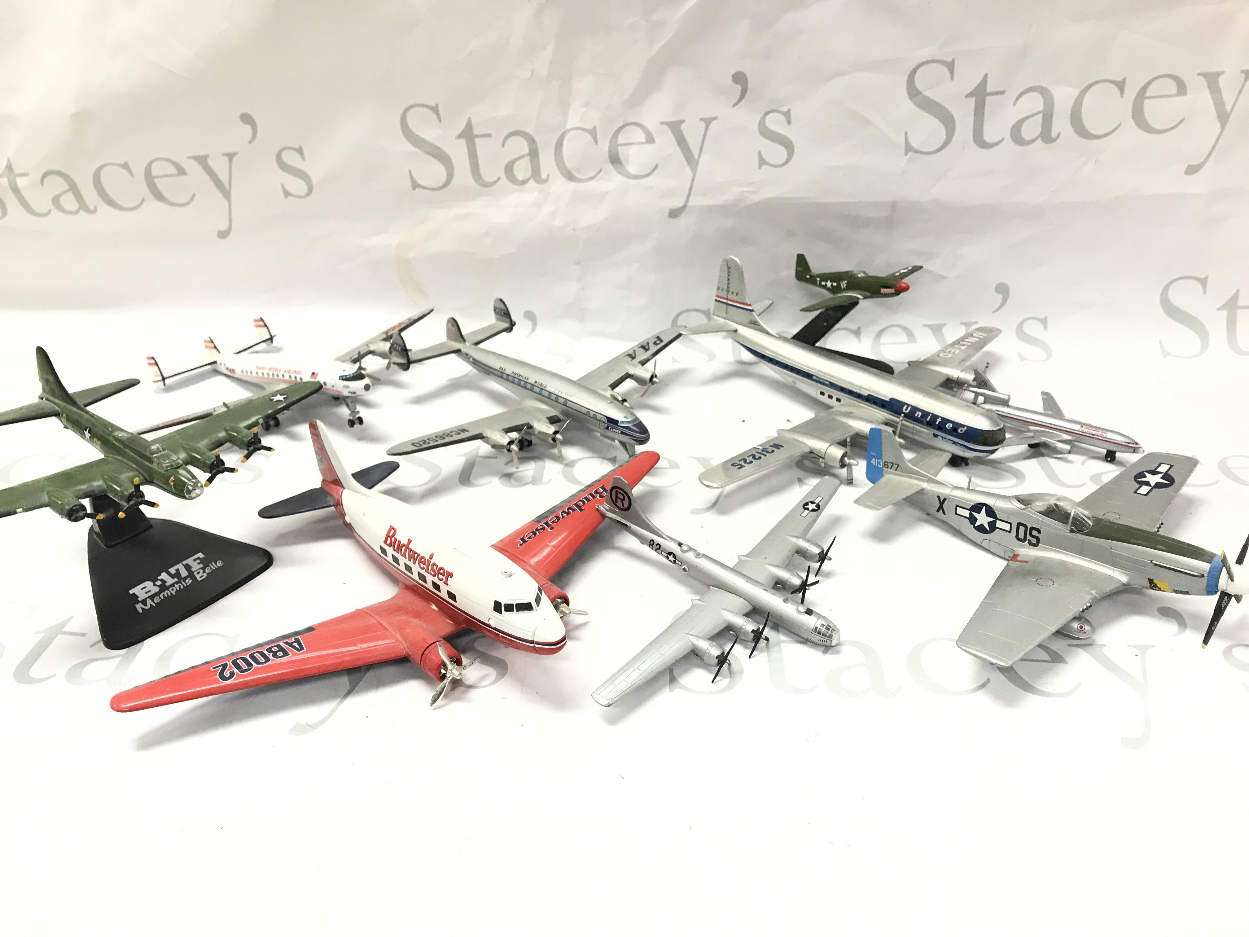 A Small Collection of Diecast And Plastic Model Aircraft. No Reserve.