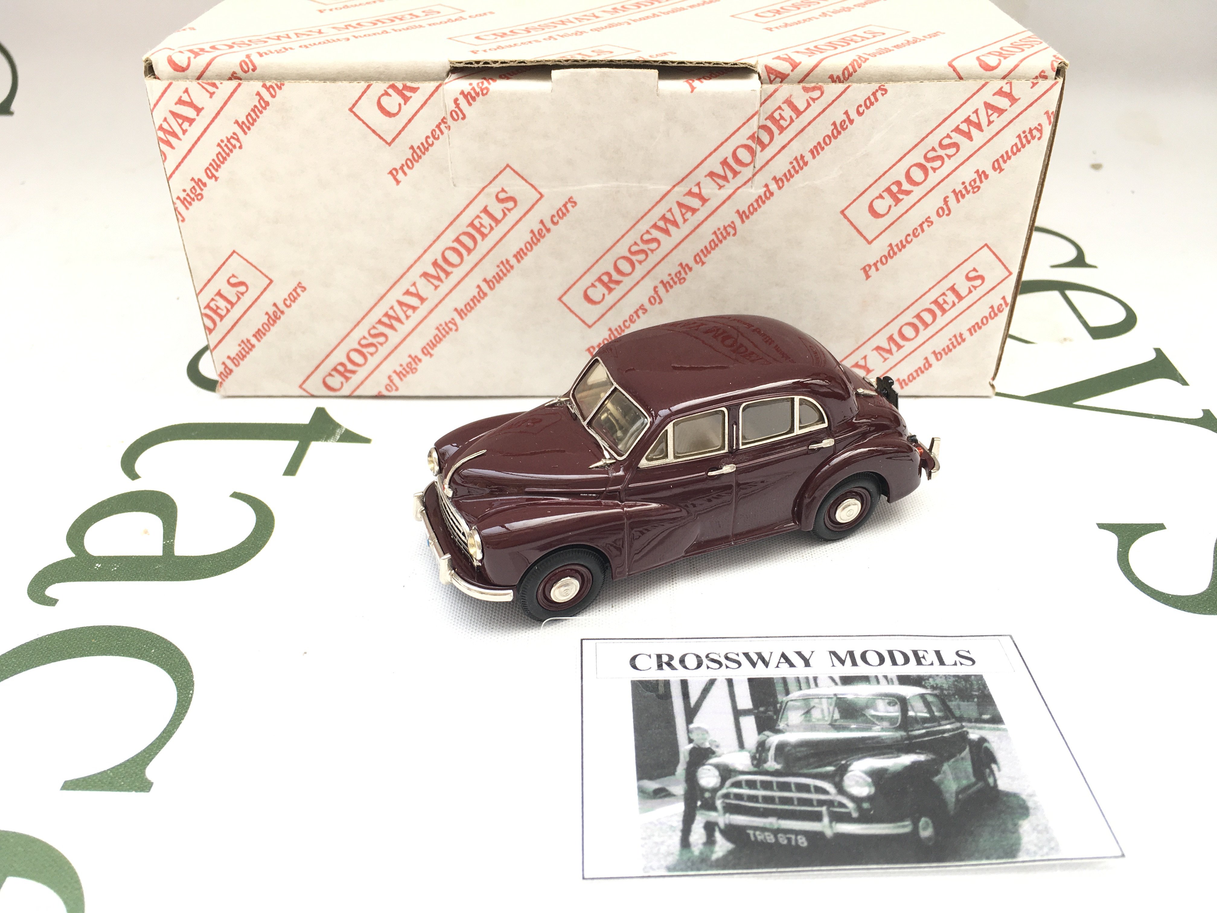 A Boxed Crossway Models Morris Oxford 1/43 Scale.