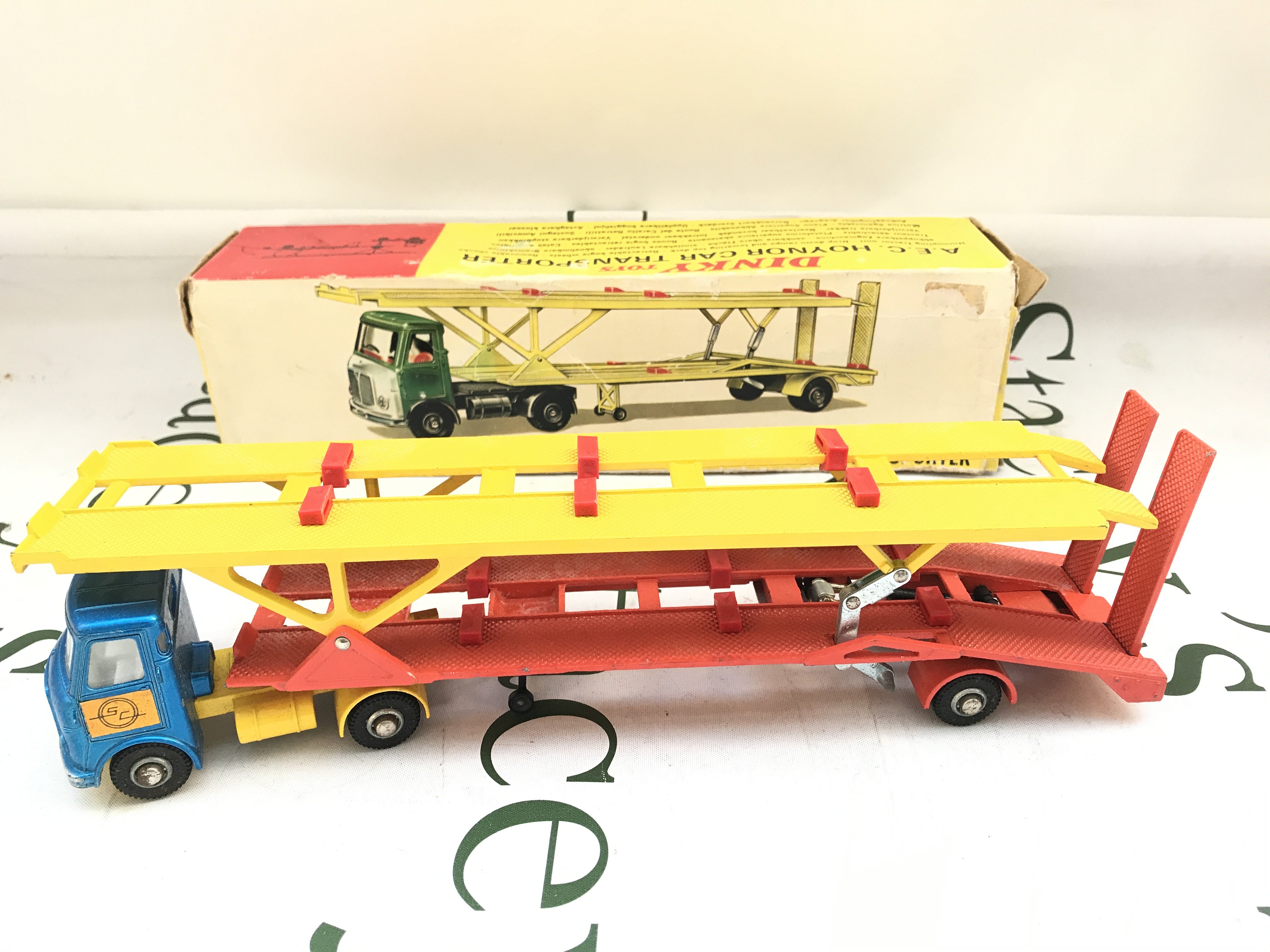 A Boxed Dinky Toys A.E.C. Hoynor Car Transporter #974.