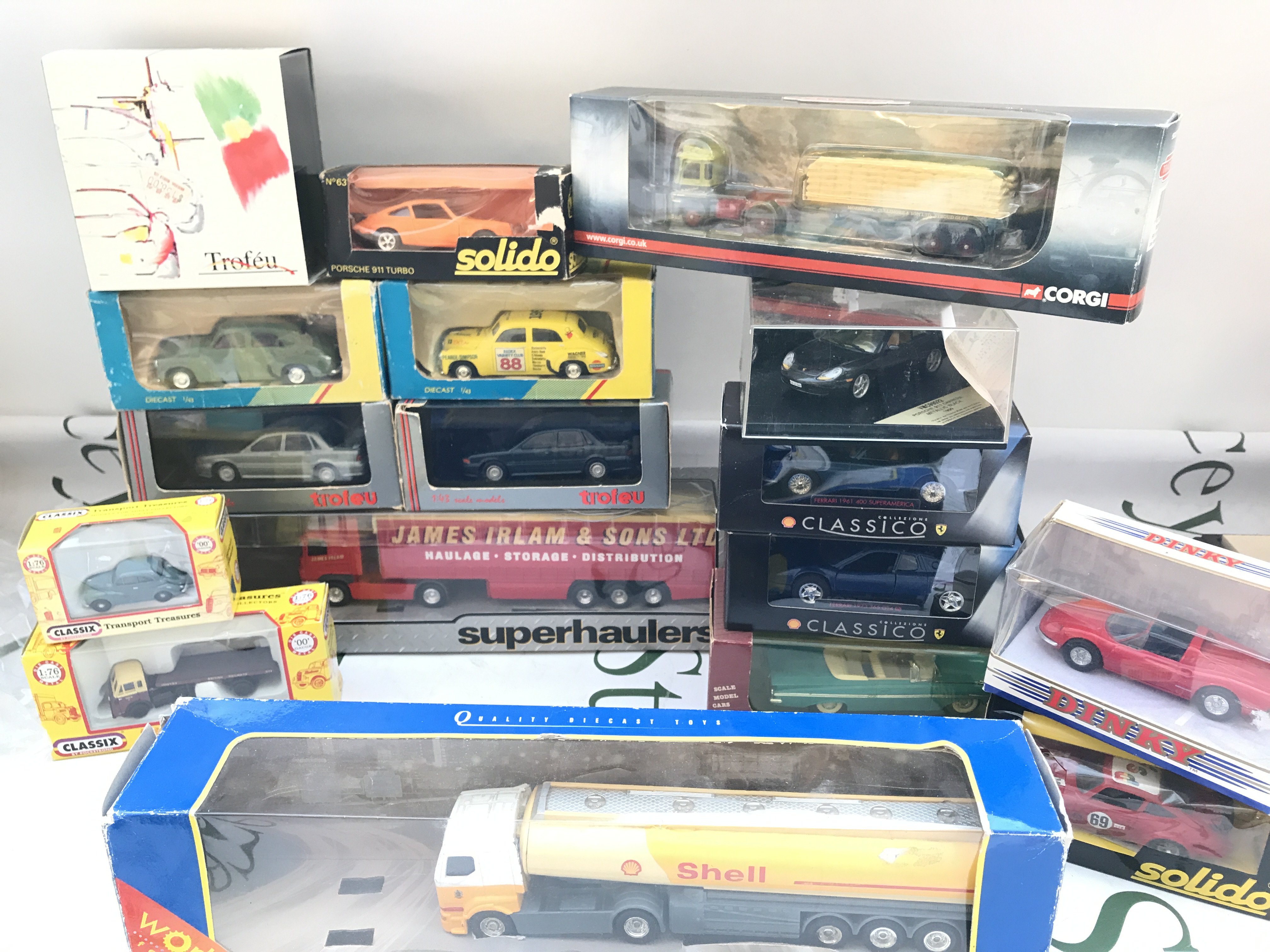 A Collection Of Boxed Diecast Including Corgi. Solido. Etc. No Reserve.