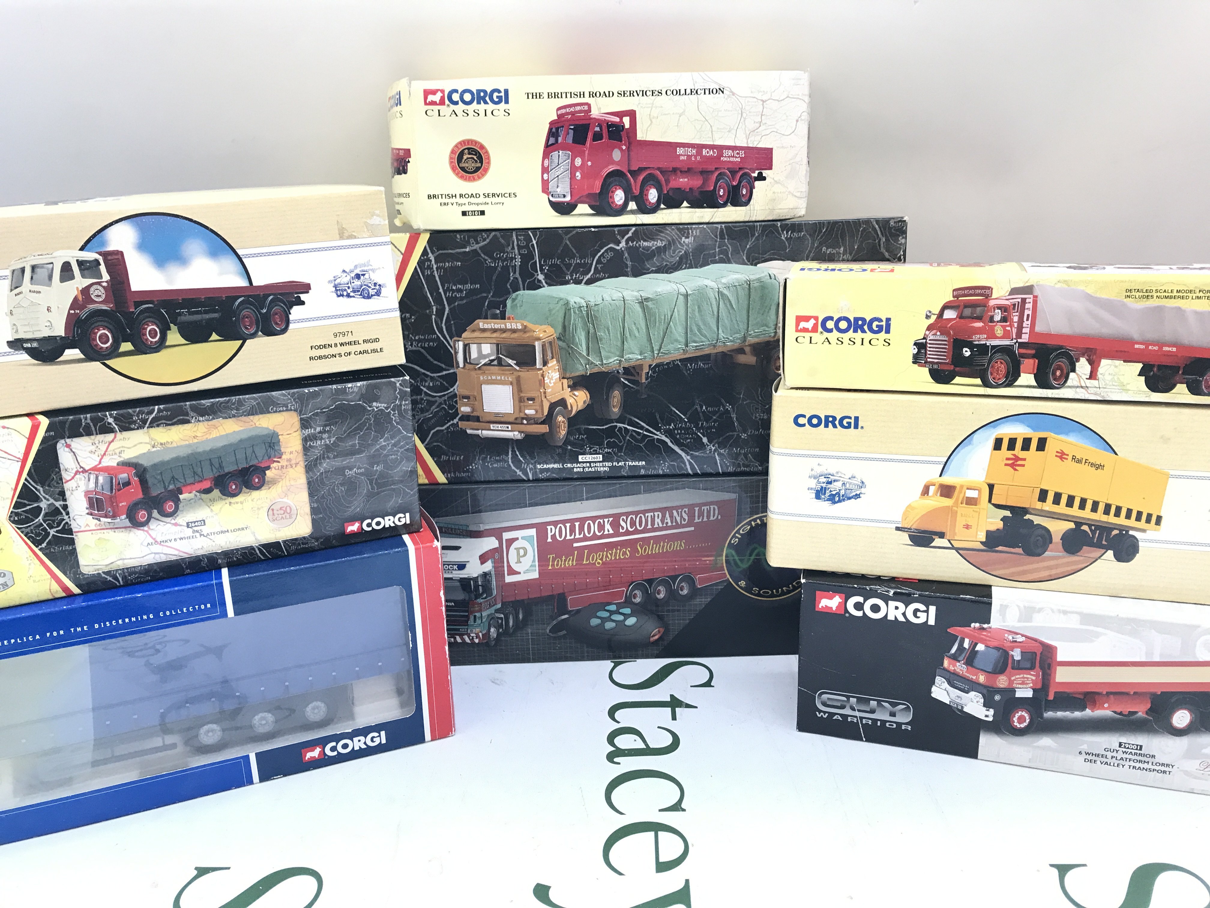 A Collection Of Corgi Classic Haulage Lorrys. No Reserve.