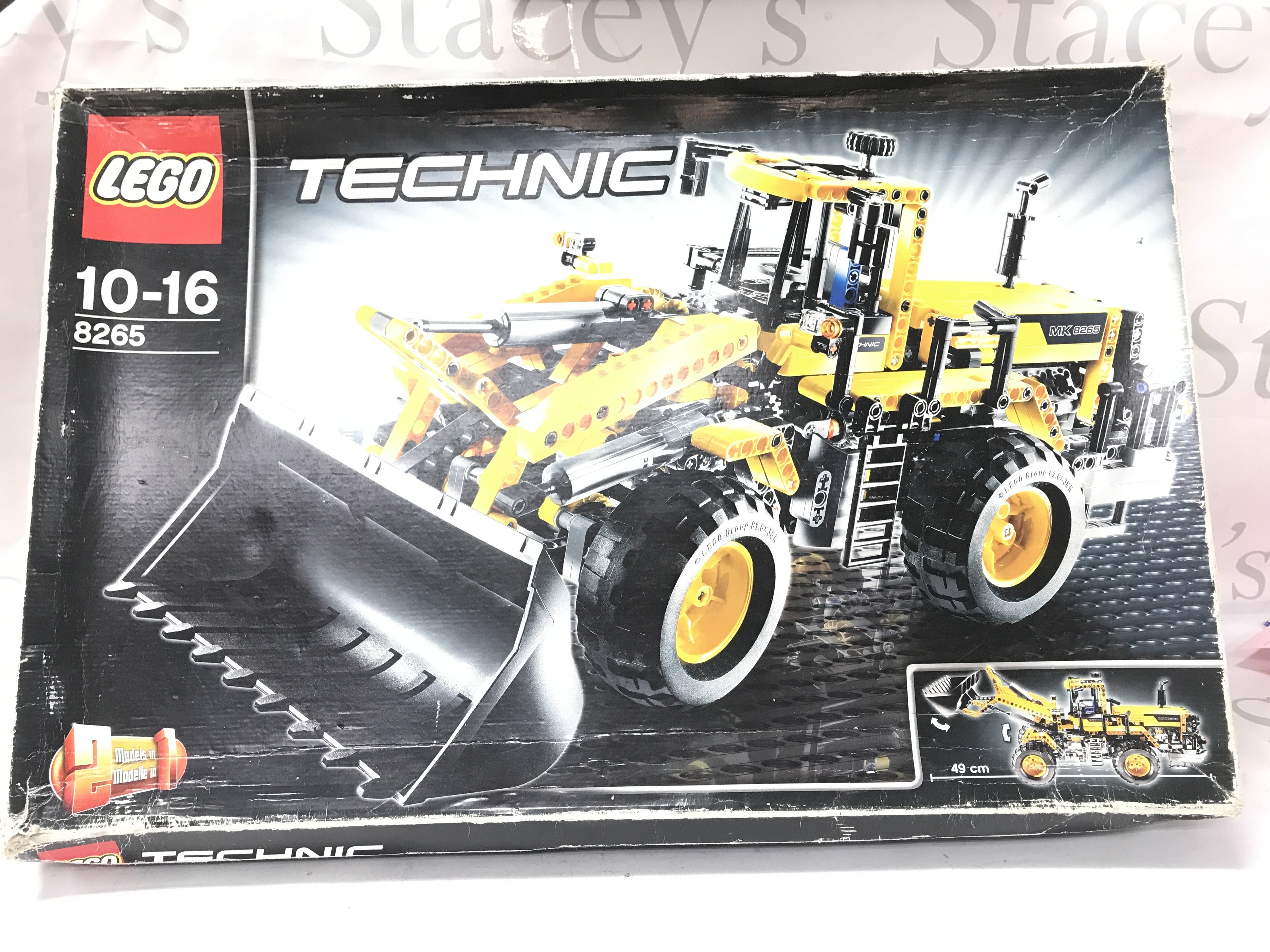 A Boxed Lego Technic Front Loader #8265. Appears To Be Complete. No Reserve.