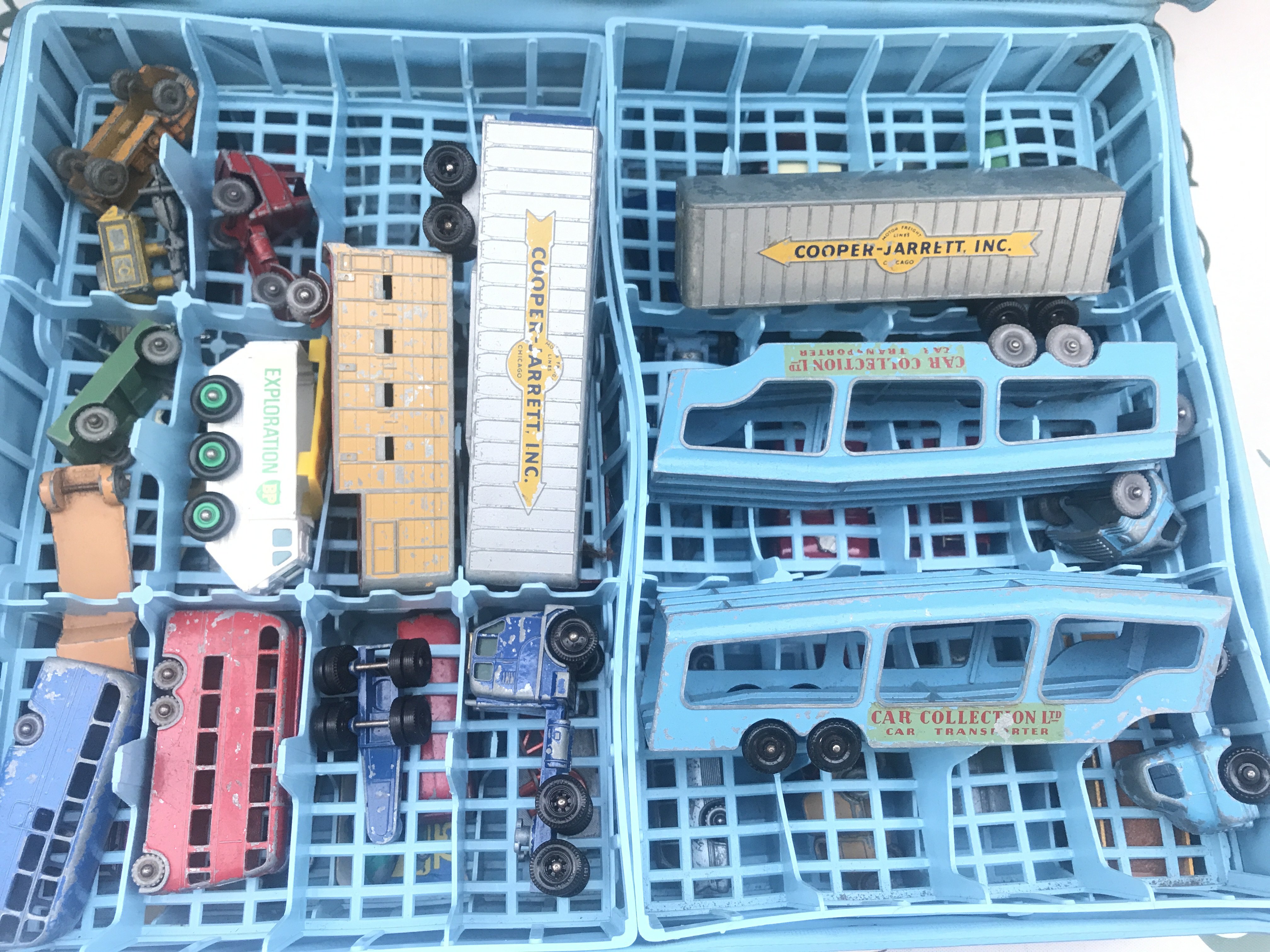 A Matchbox Carry Case Containing Matchbox Diecast.