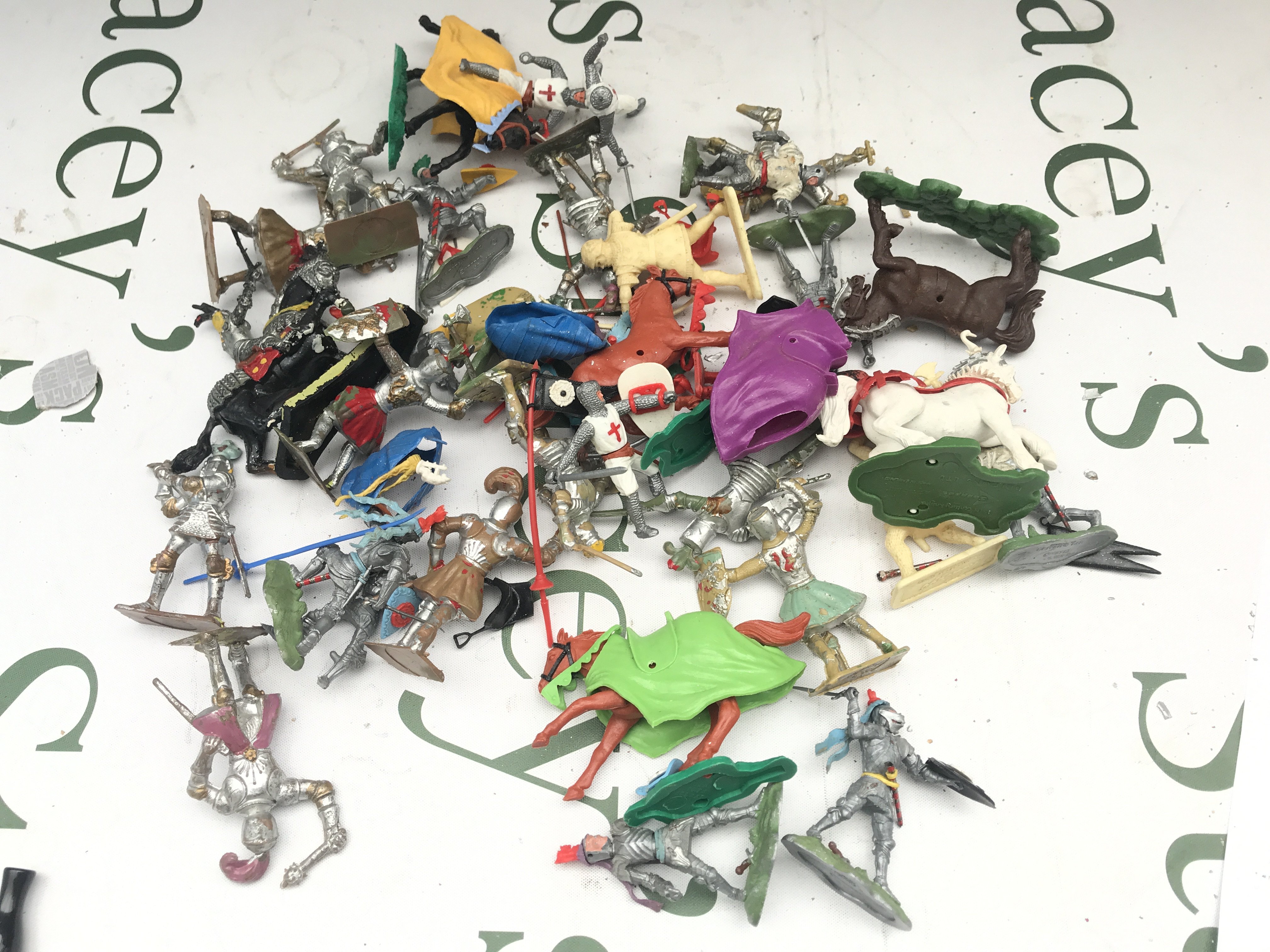 A Collection of Various Plastic Figures Including Britains. Timpo Etc. No Reserve.