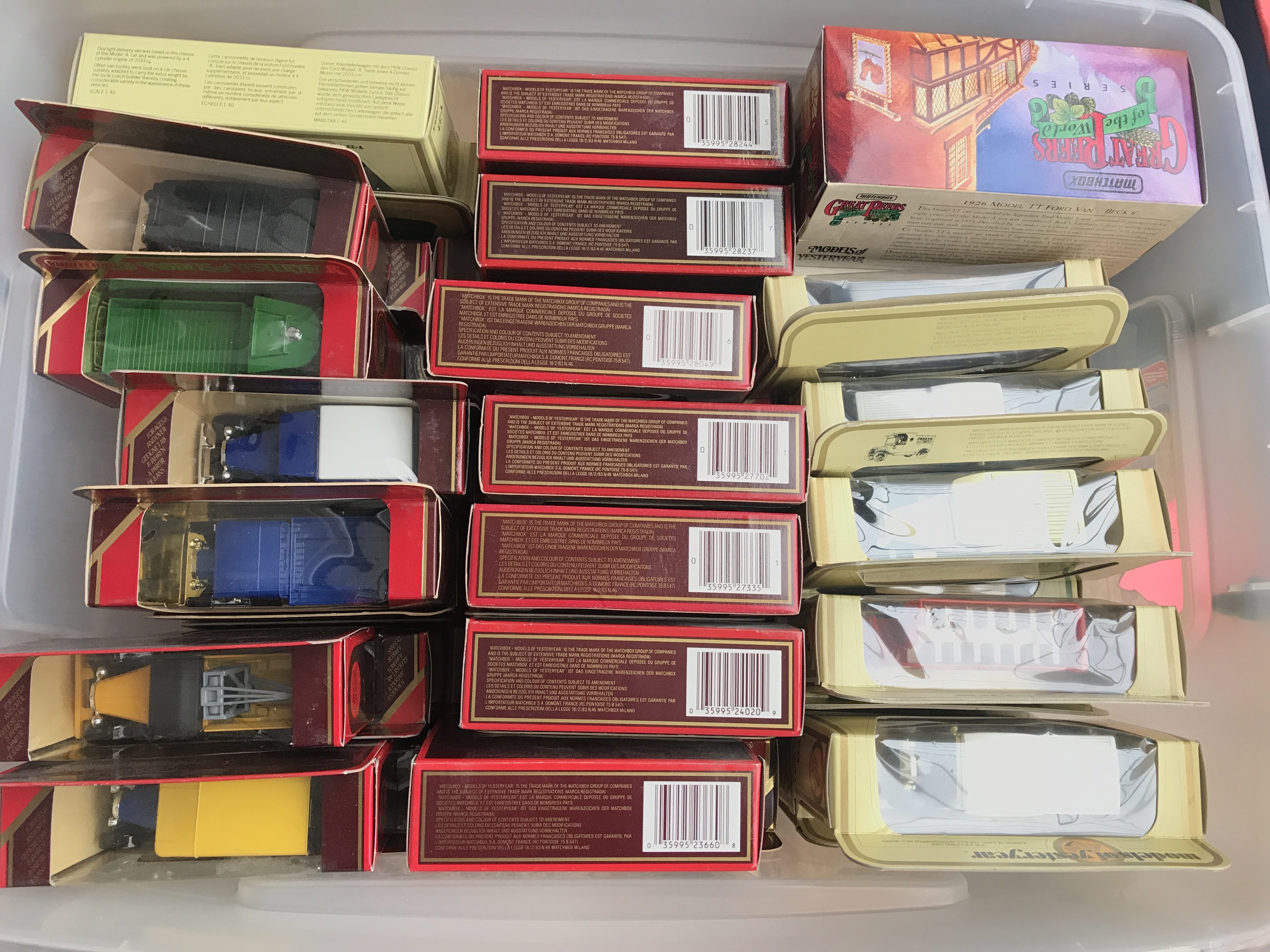3 Large Boxes Containing Matchbox Models Of Yesteryear. No Reserve.(3). This lot Cannot Be Posted.