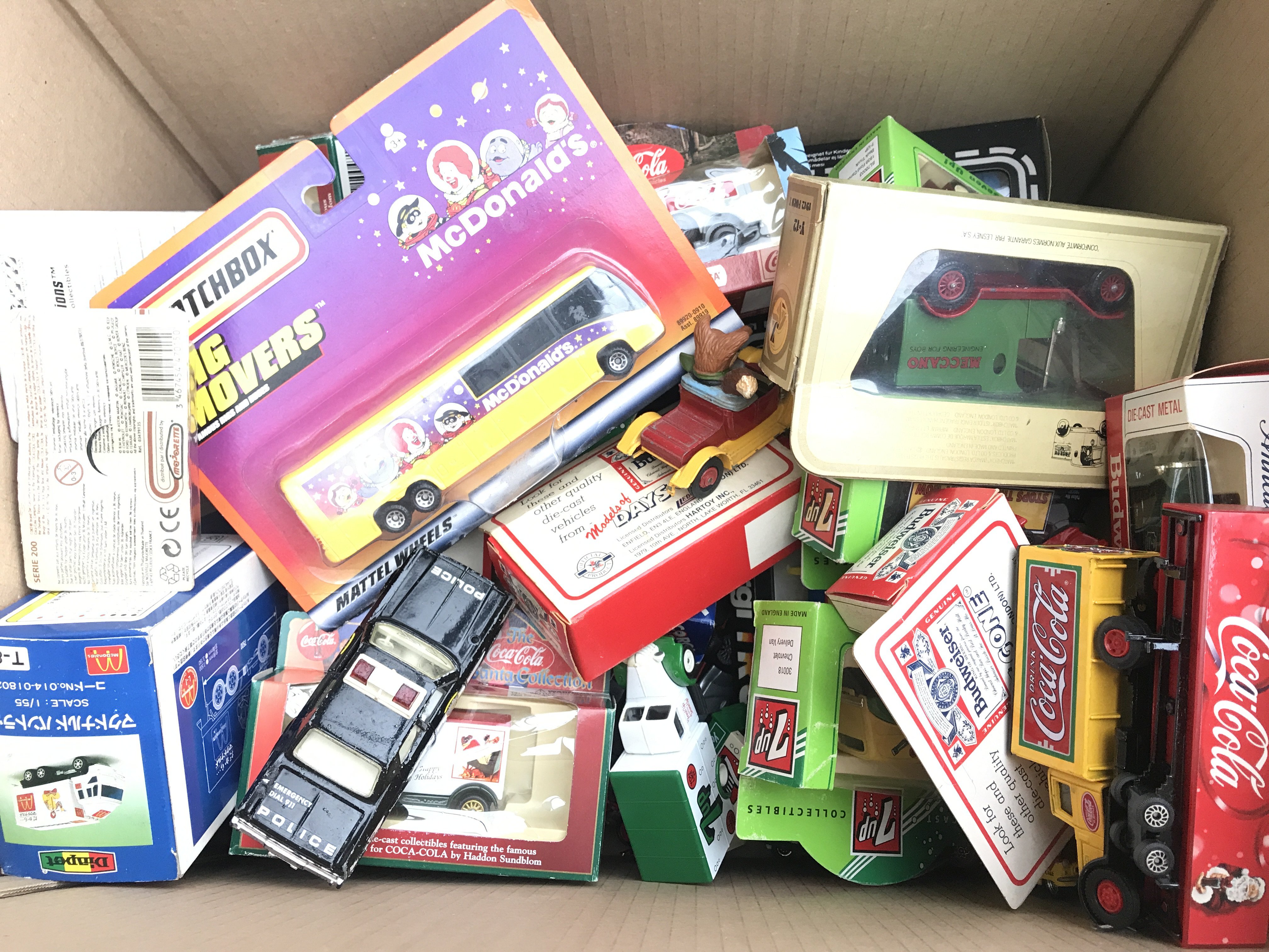 A Box Containing Loose And Boxed Diecast. No Reserve.