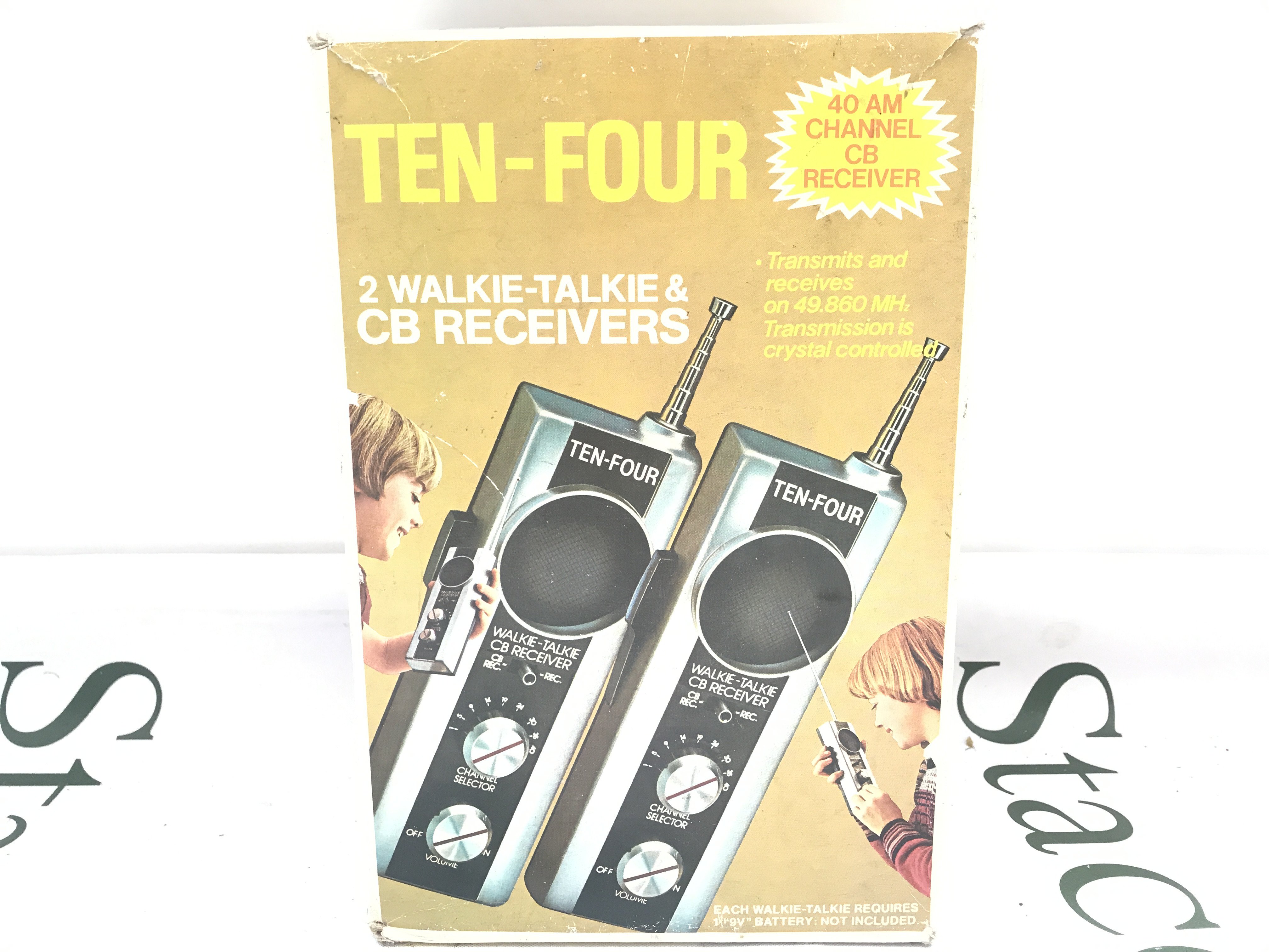 A Boxed Ten-For 2 Walkie-Talkie And CB Receivers.