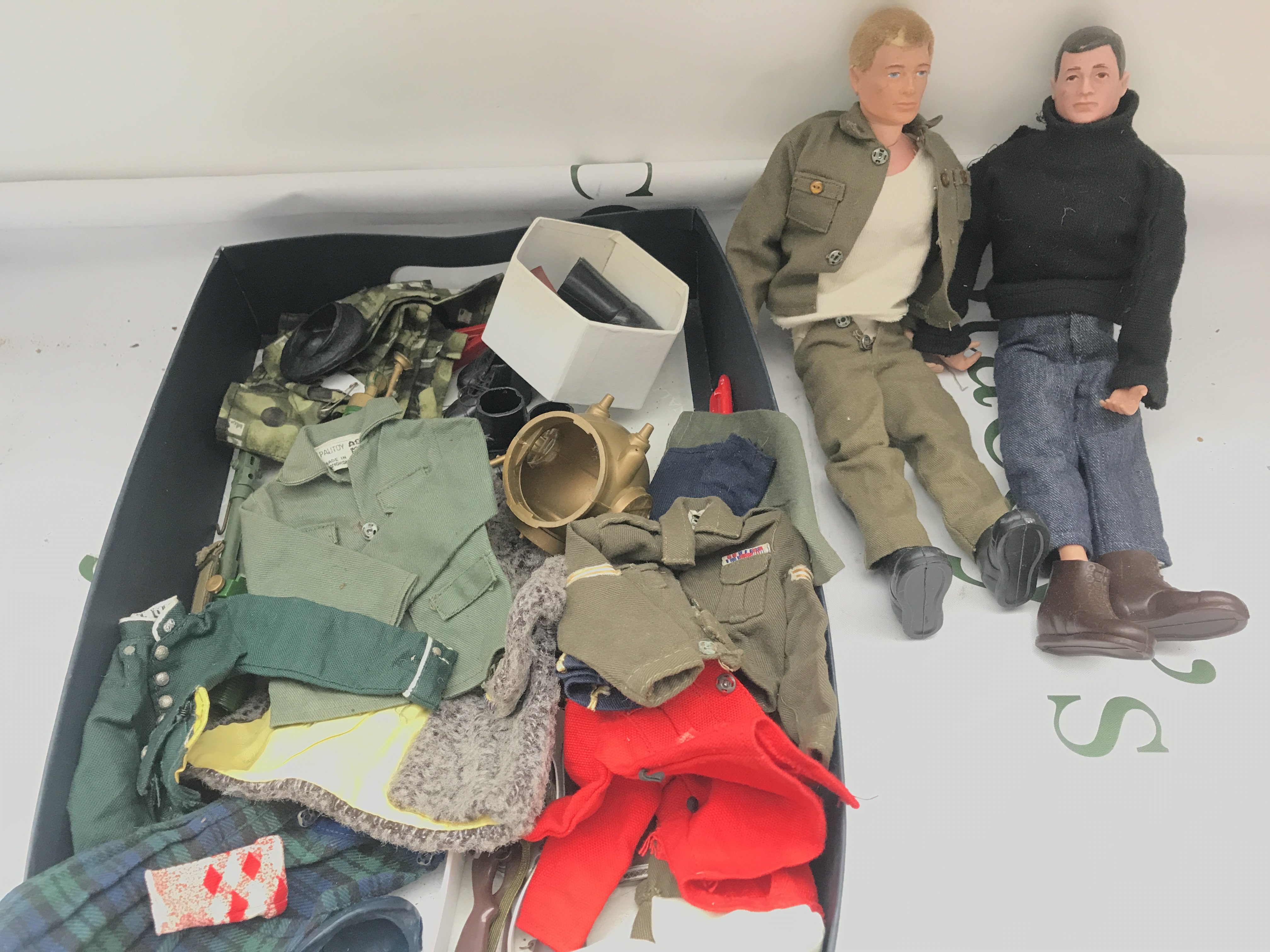 2 X Vintage Action Men With Accessories.