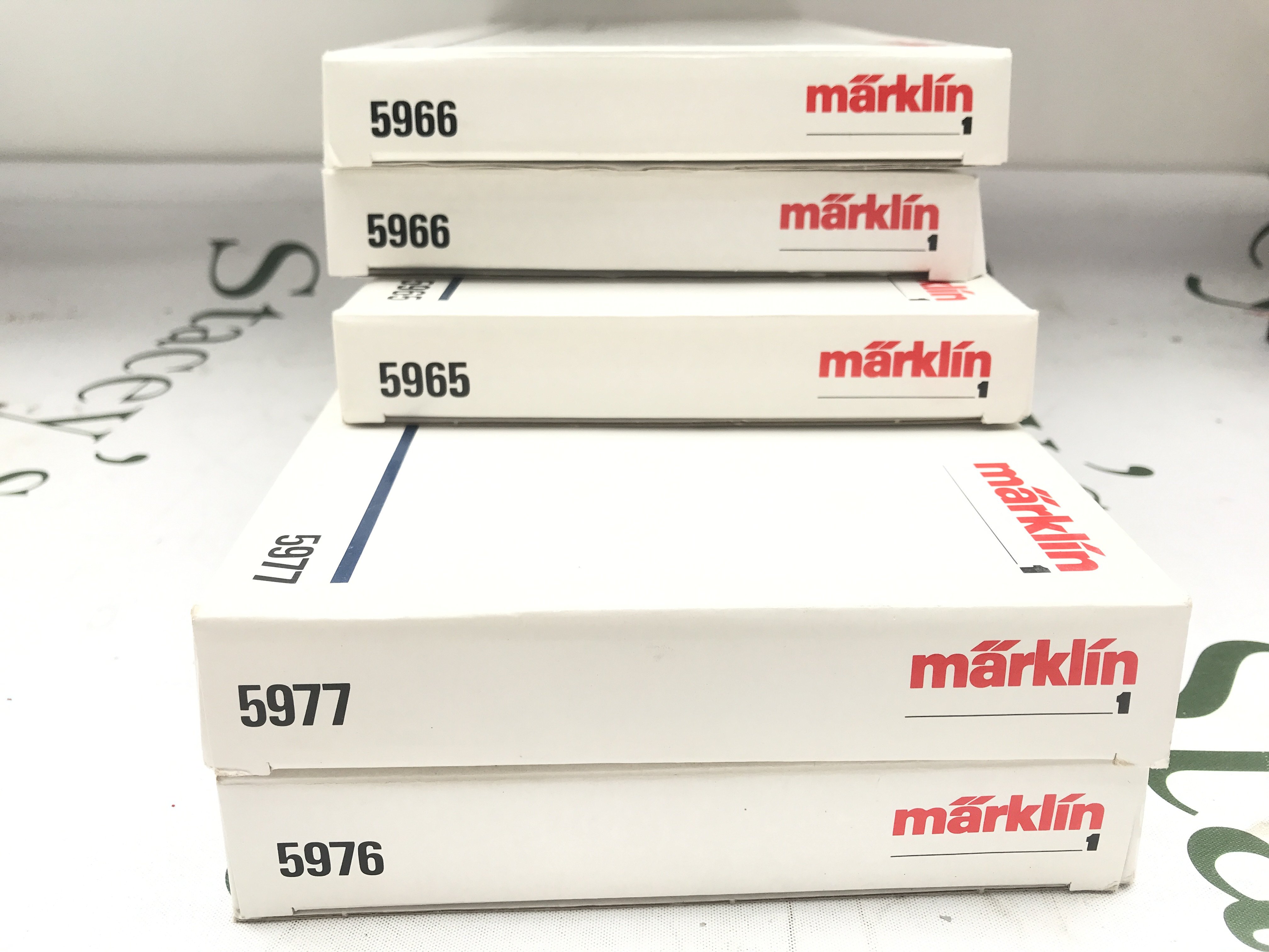 A Collection Of Boxed Marklin Scale 1 Track. No Reserve.