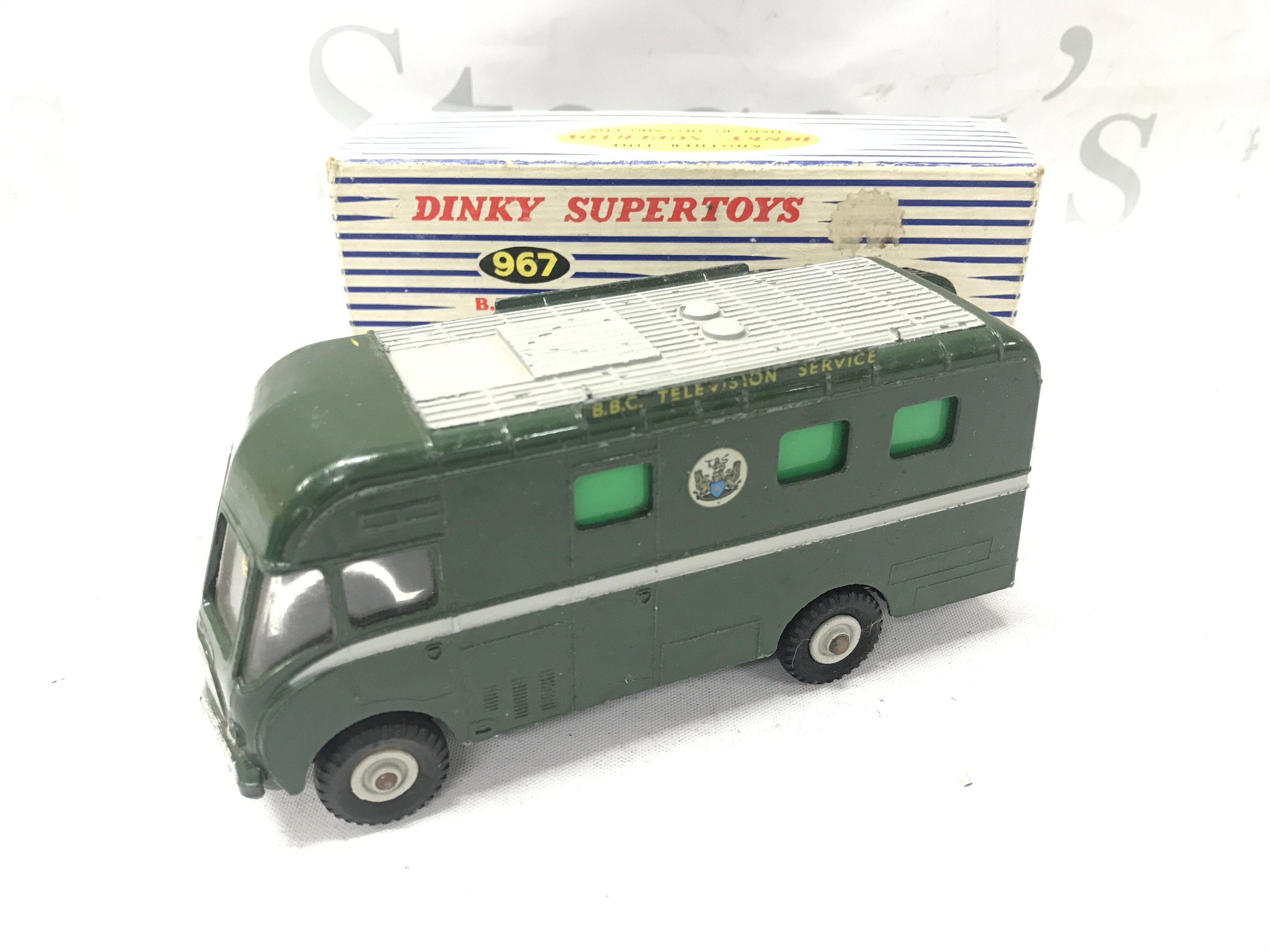 A Boxed Dinky Supertoys B.B.C. T.V. mobile Control Room #967.
