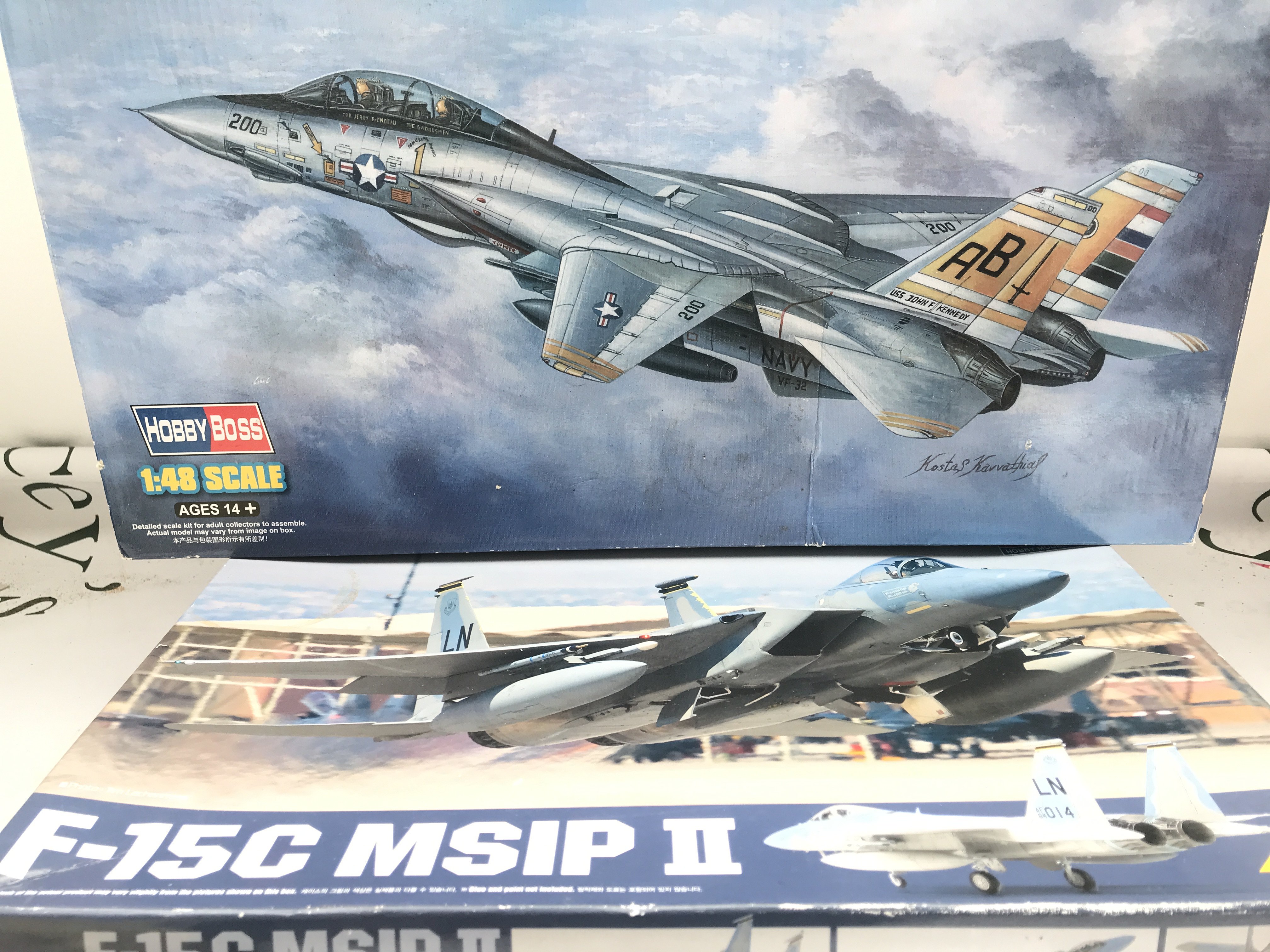 2 Boxed Aircraft Model Kits Both 1/48 Scale. No Reserve.