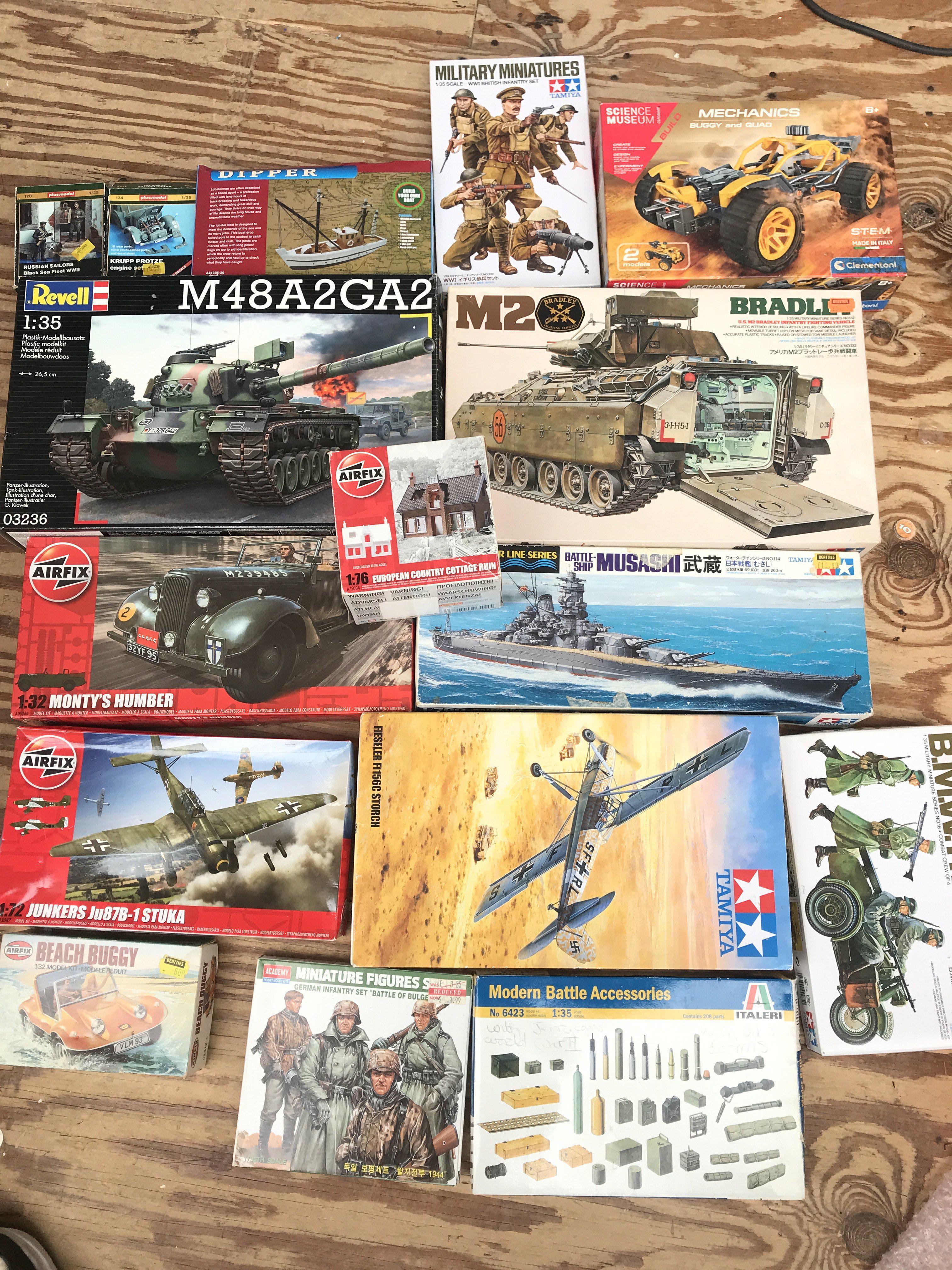 A Collection Of Boxed Model Kits. No Reserve.