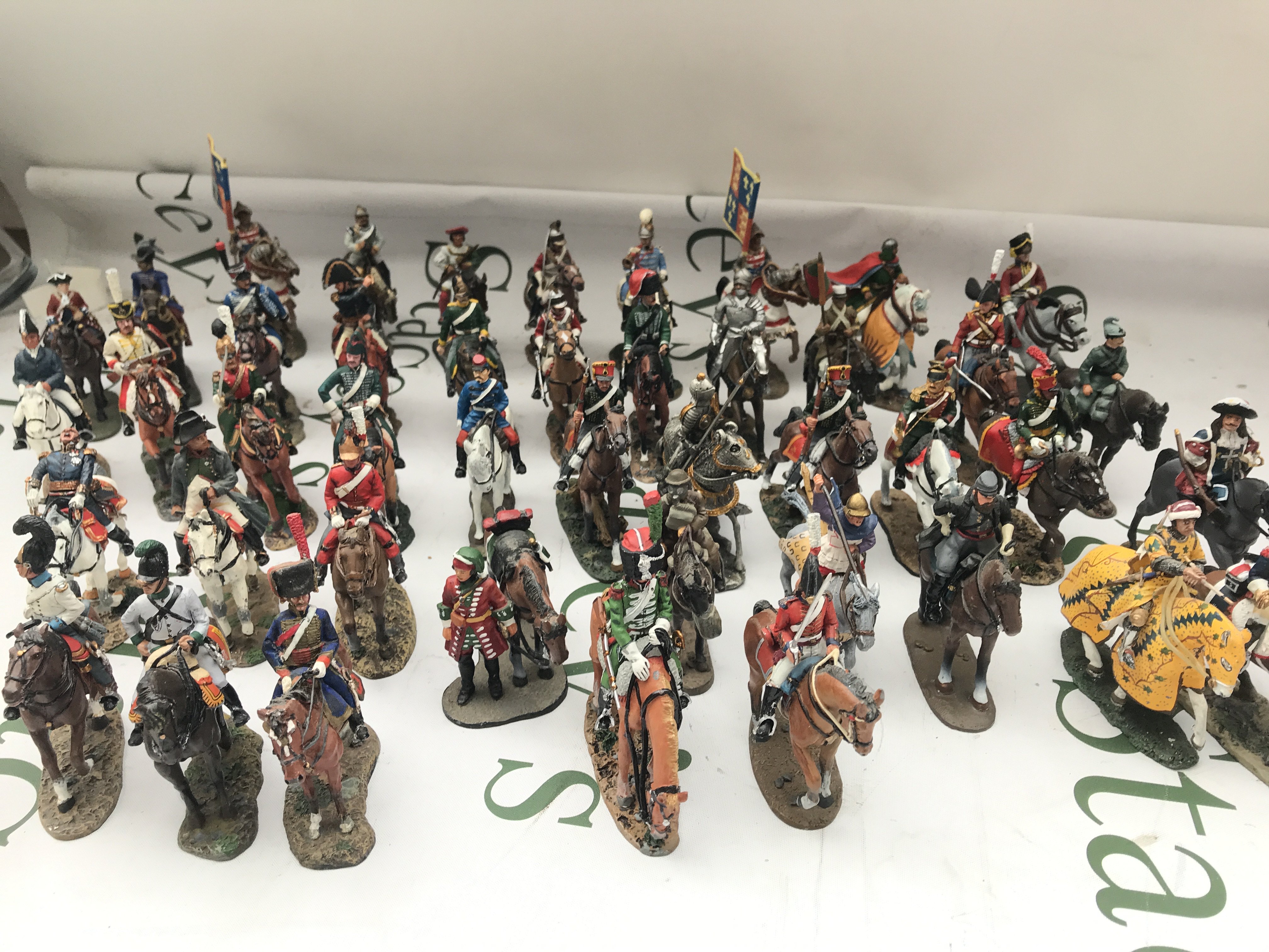 A Collection Of Delprado Mounted Figures. No Reserve.