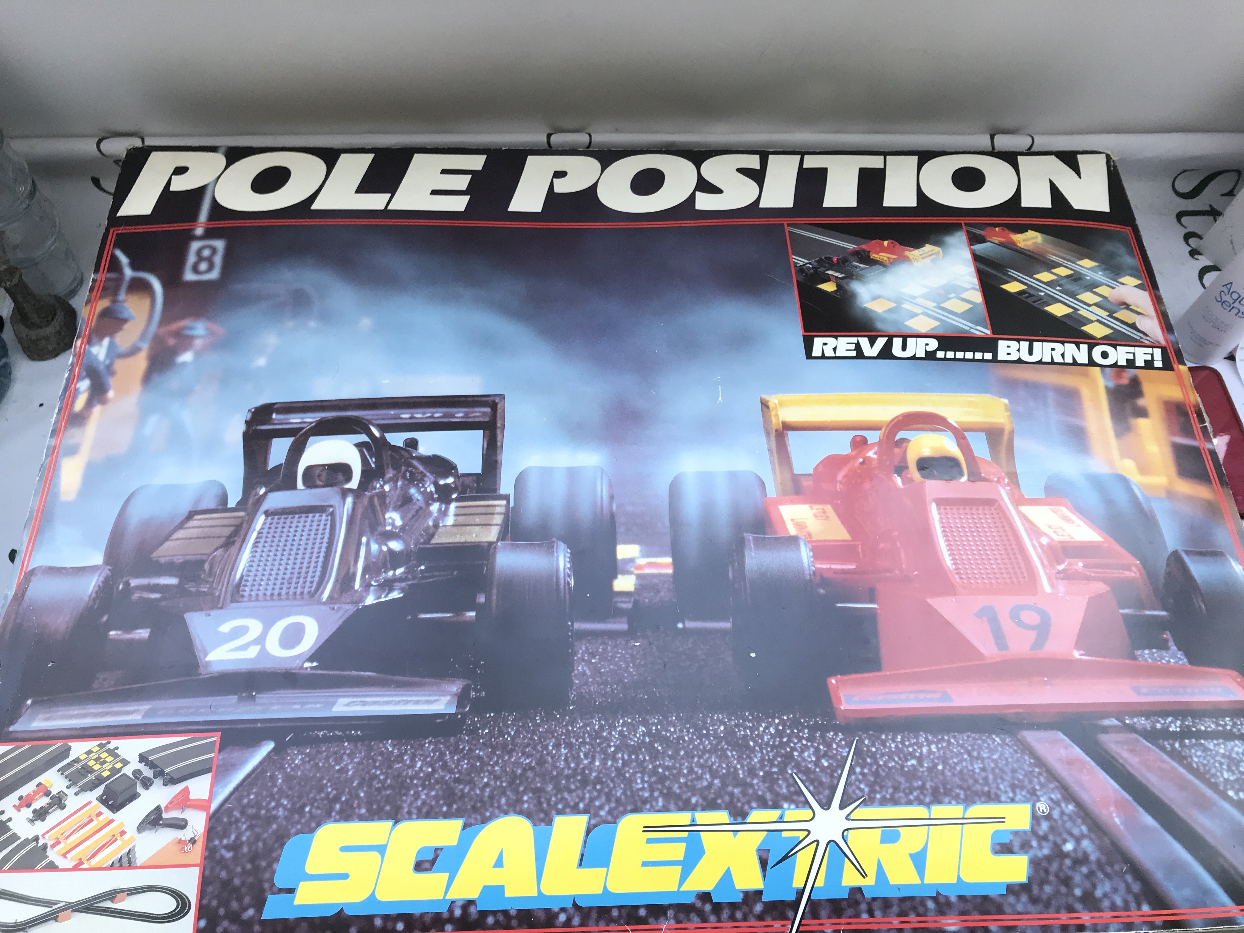 A Boxed Scalextric Pole Position And A Box Containing Scalextric Accessories. No Reserve.(2).