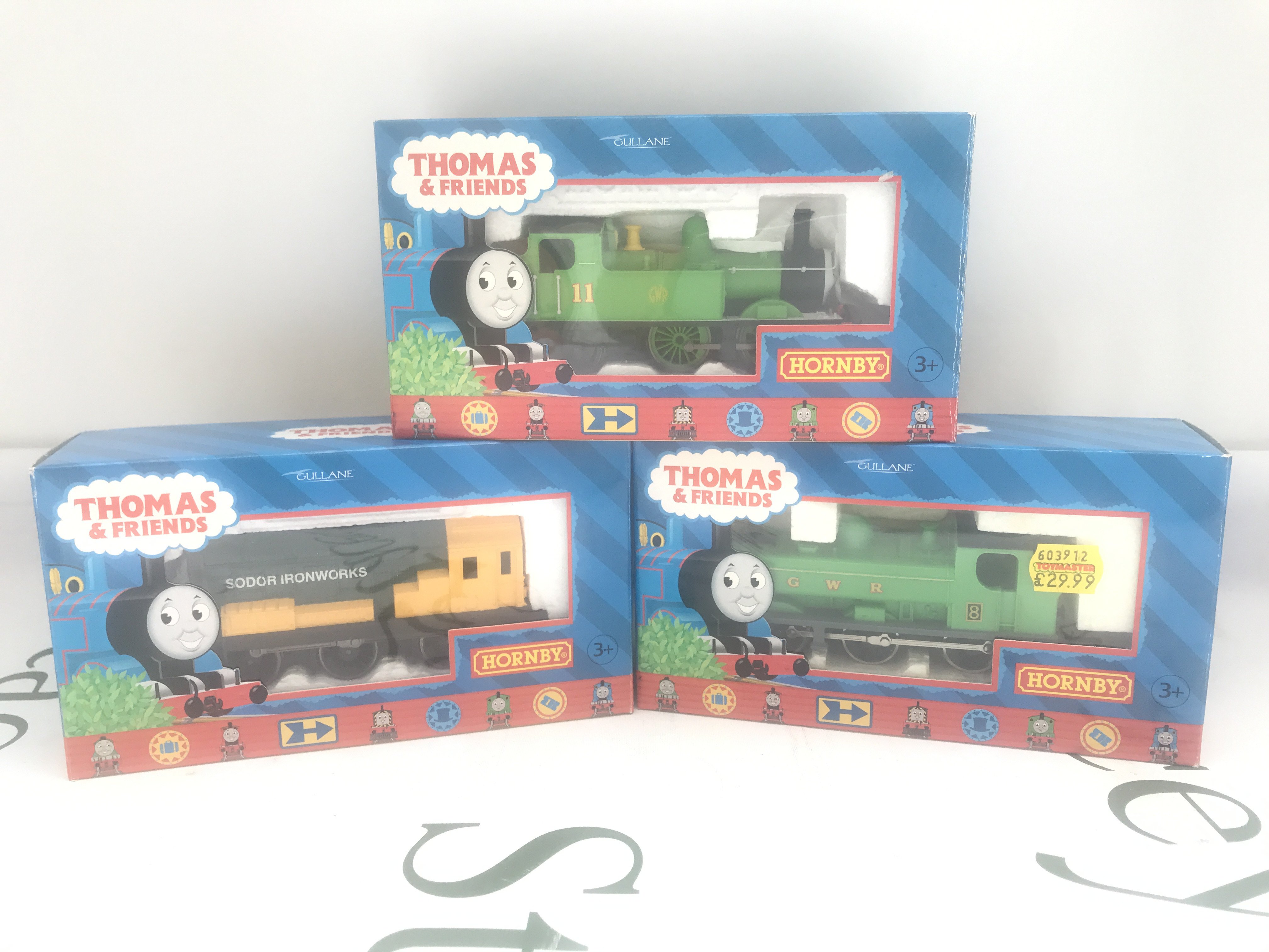 3 X Hornby 00 GaugeThomas And Friends Locomotives. A Oliver. Duck And Bert. No Reserve.
