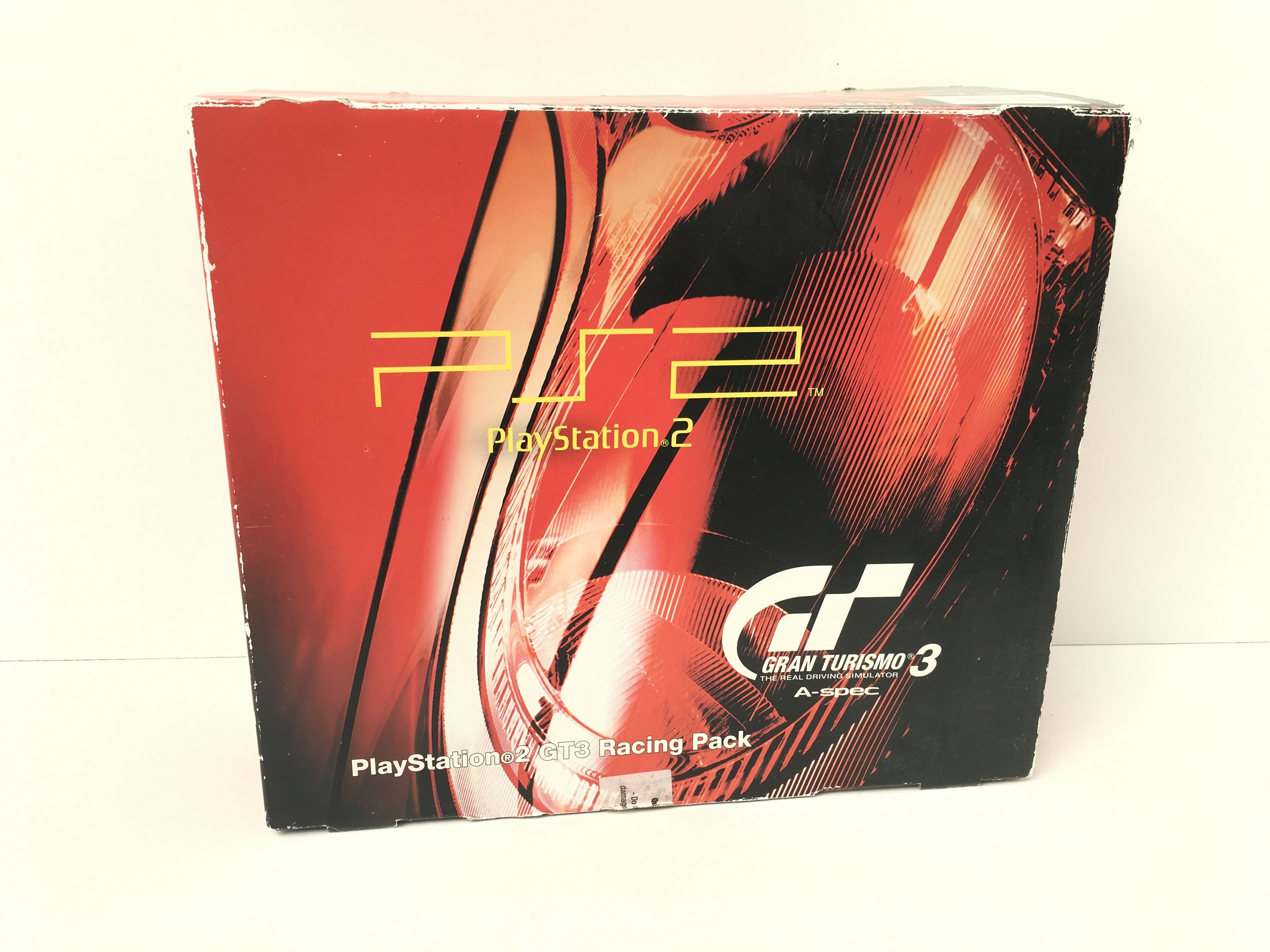 A boxed PlayStation 2. PS2. GT3 Racing Pack. Grand Turismo 3 The Real Driving Simulator. A-spec. Includes Disc..memory card..controller and cable. No reserve