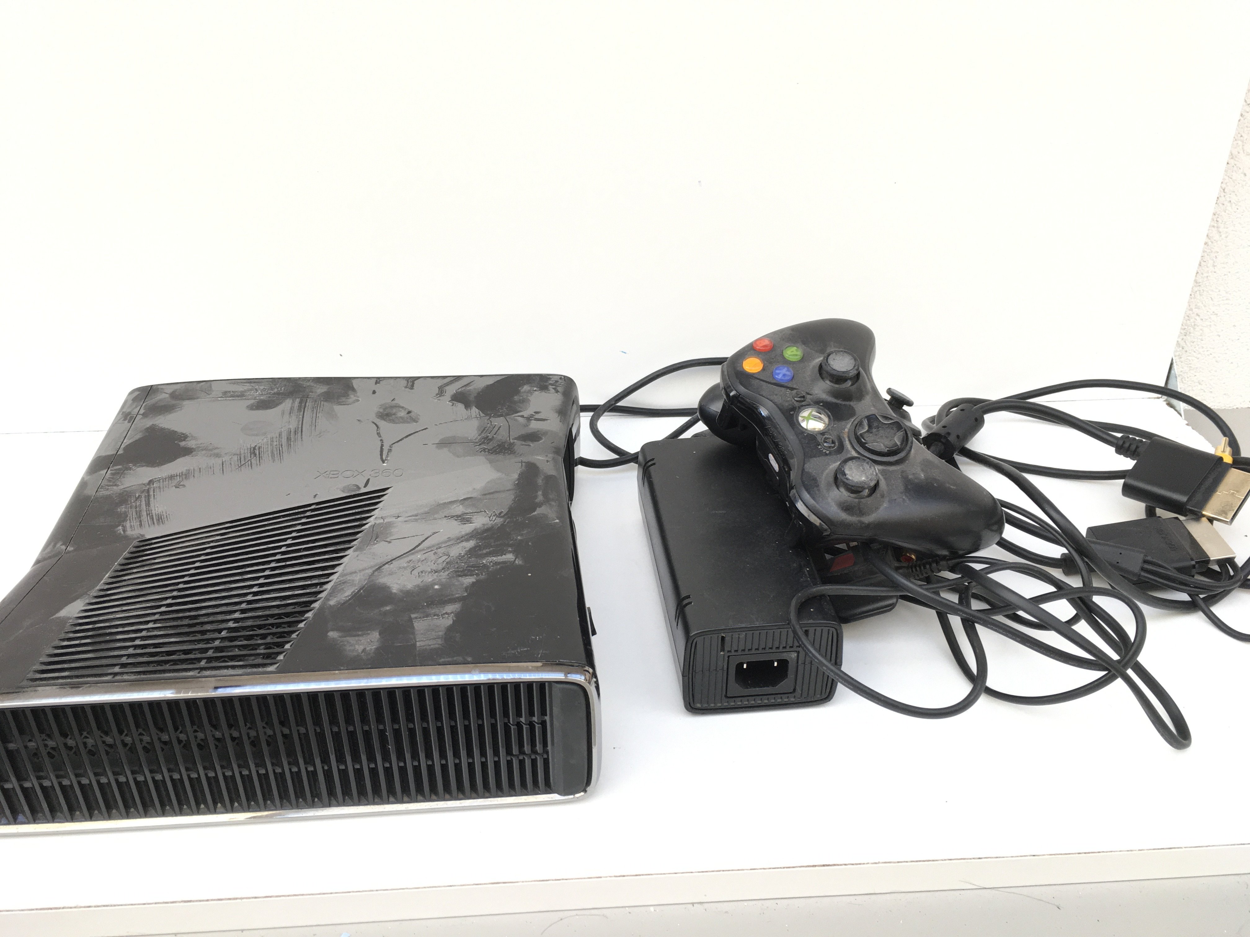 An XBOX 360 with controllers..power supply and cables. No reserve