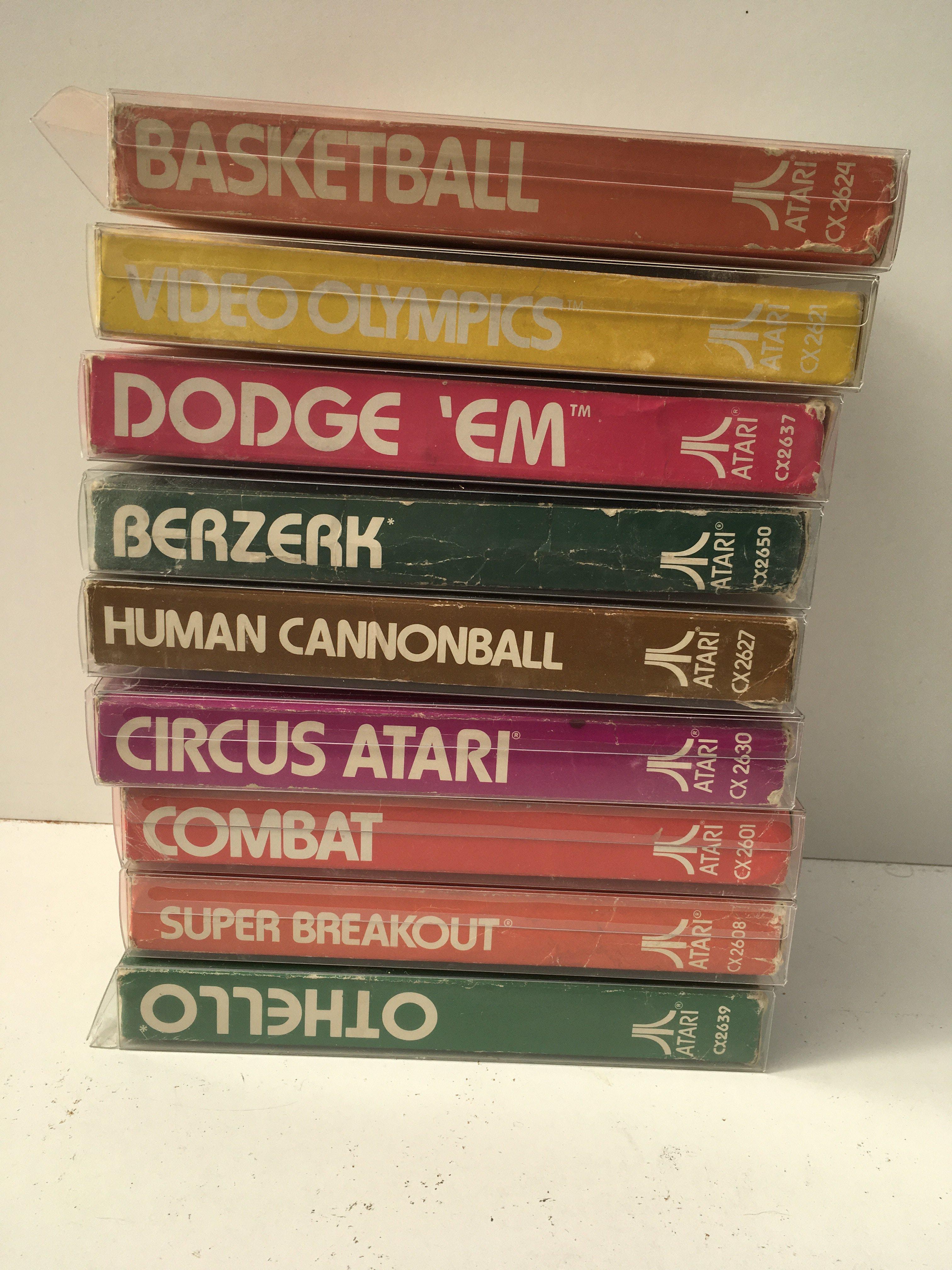 A collection of 9x boxed Atari game&rsquo;s cartridges. No reserve.