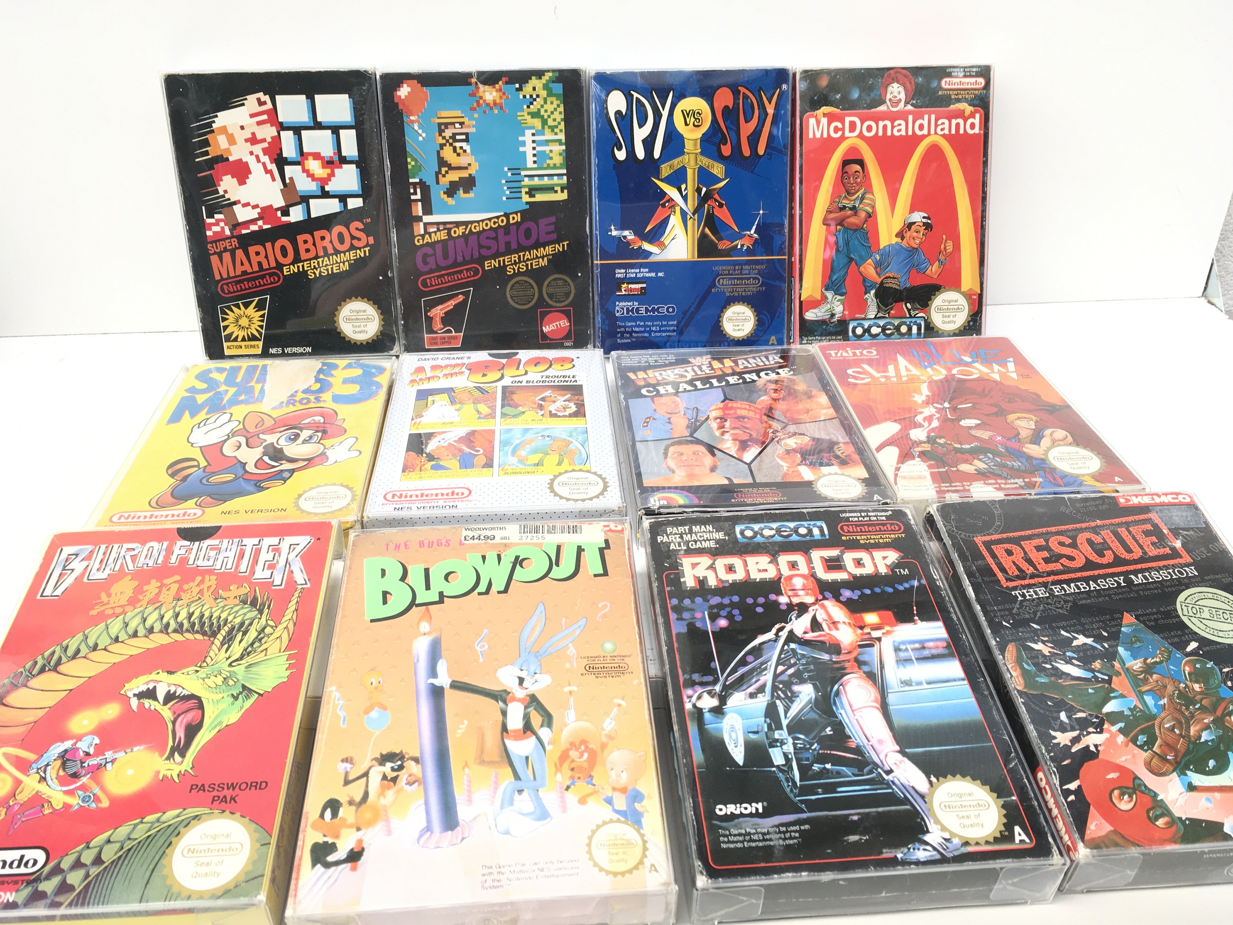 A collection of boxed Nintendo games discs. No reserve.