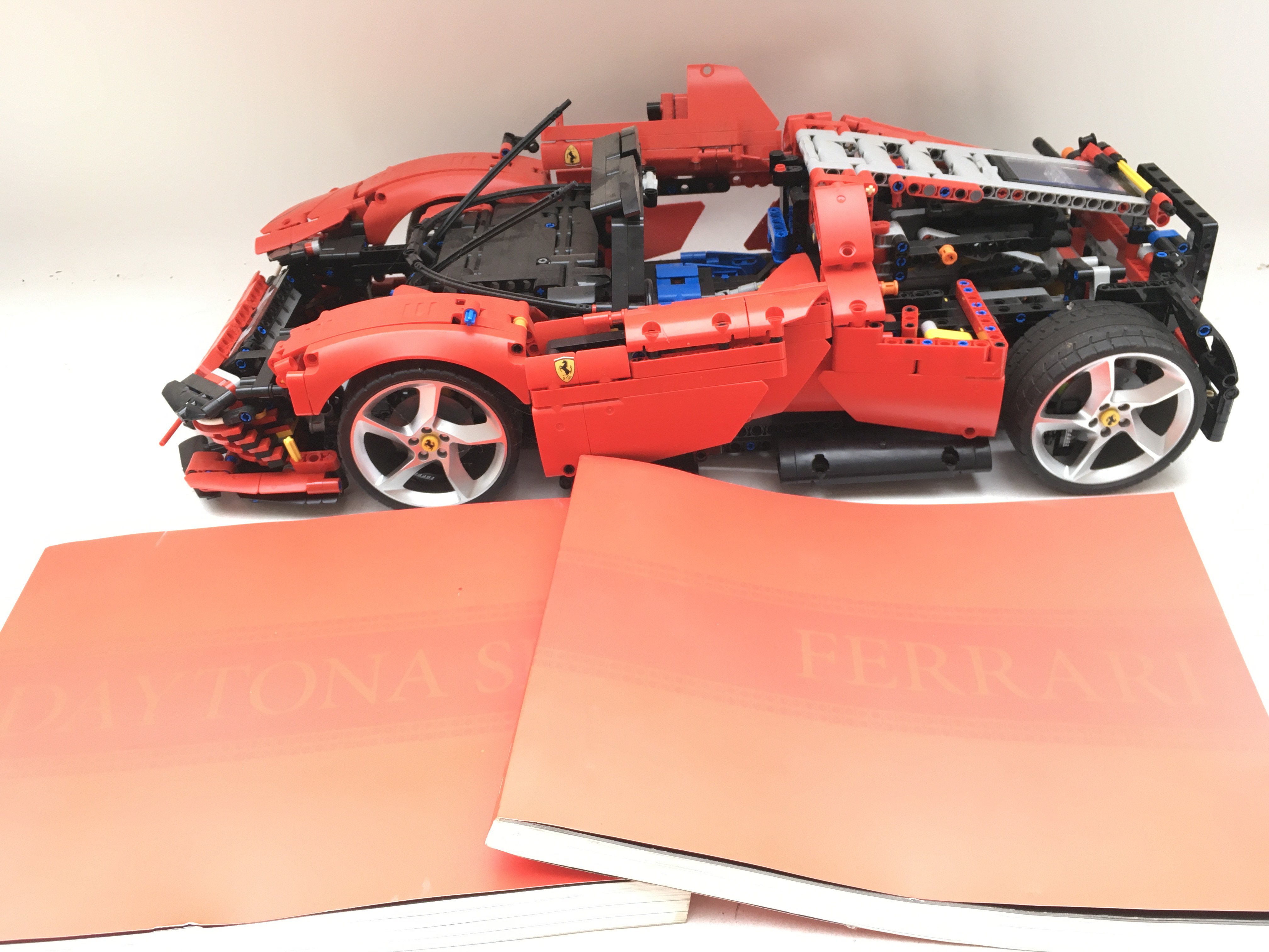 A Lego Technic Ferrari Daytona SP3 #42143. With Manuals. No Reserve.