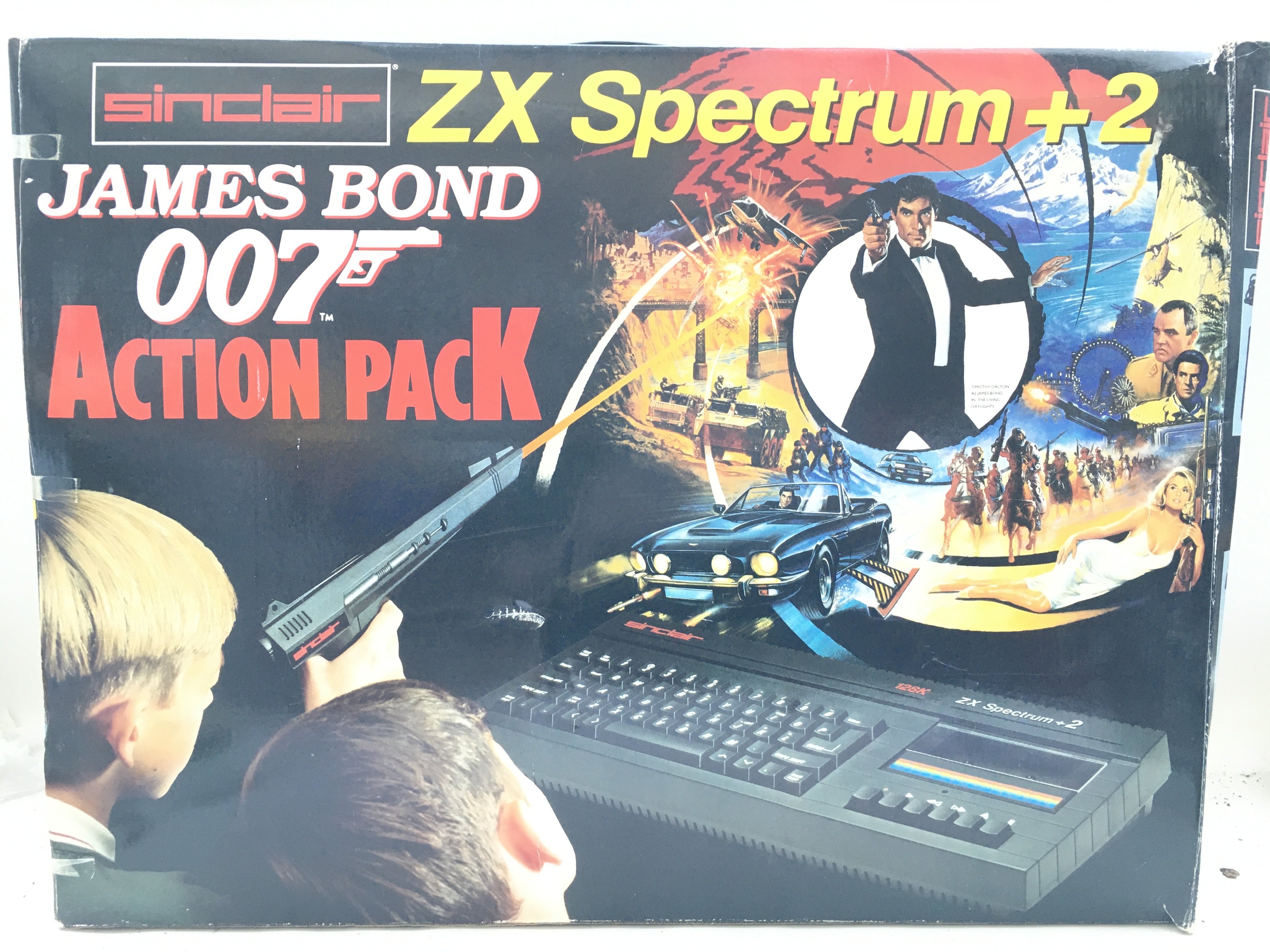 A Boxed Sinclair Spectrum +2 James Bond Action Pack. With Games. (2).