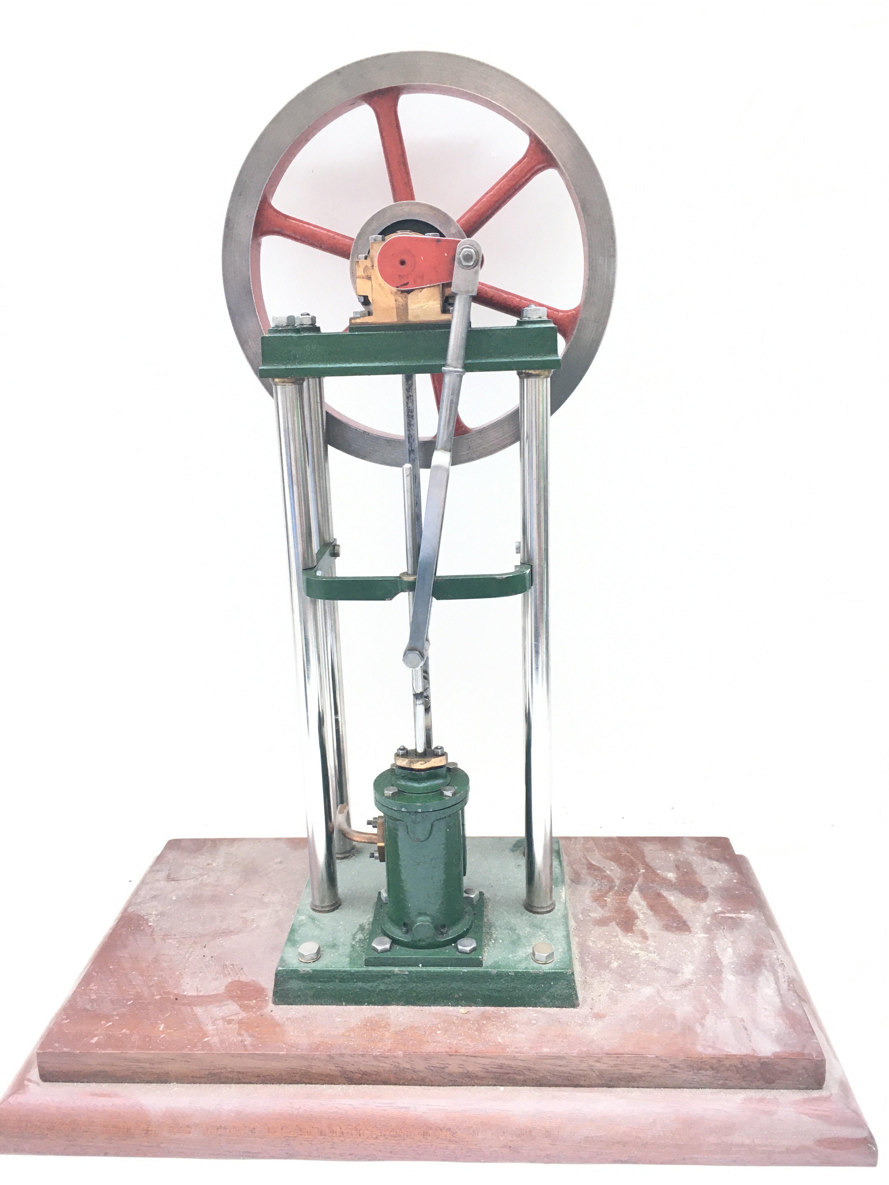 A Stuart Vertical Single Cylinder Steam Engine. Approx Height 43CM.