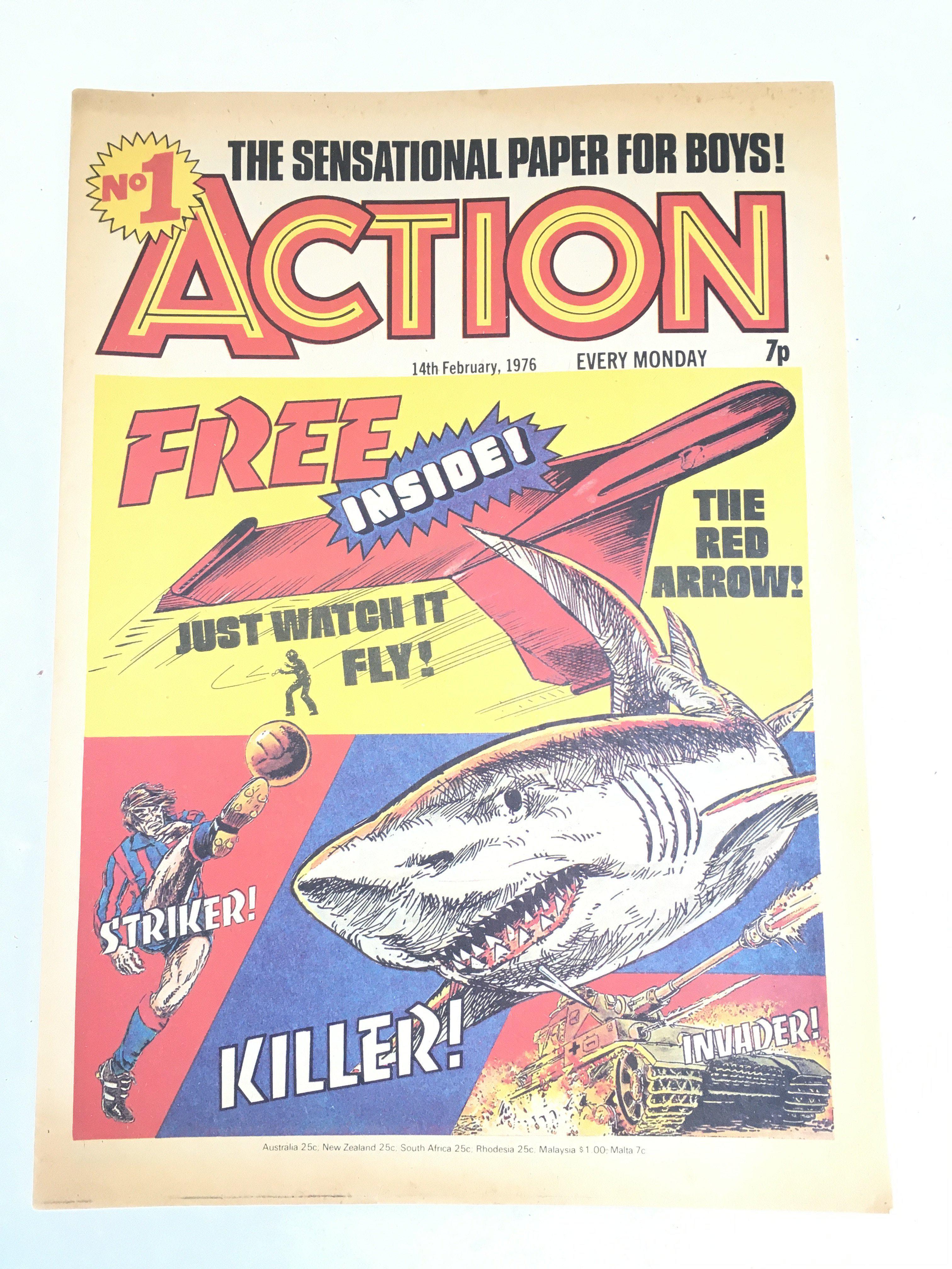 A Original 14th Of February 1976 Action Comic #1. No Free Gift. No Reserve.