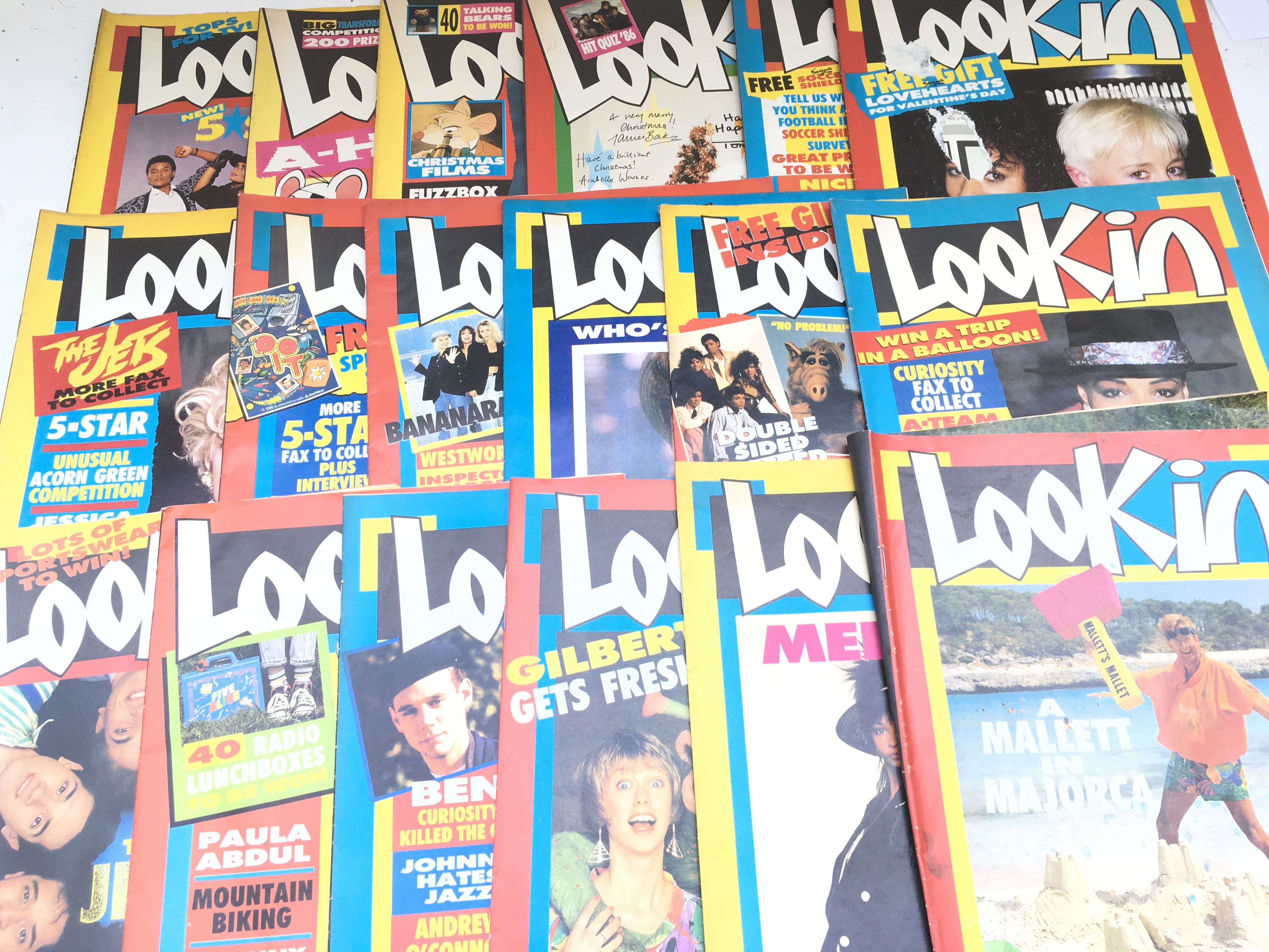 A Collection Of approximately 50 1980s Look In Comics. No Reserve.