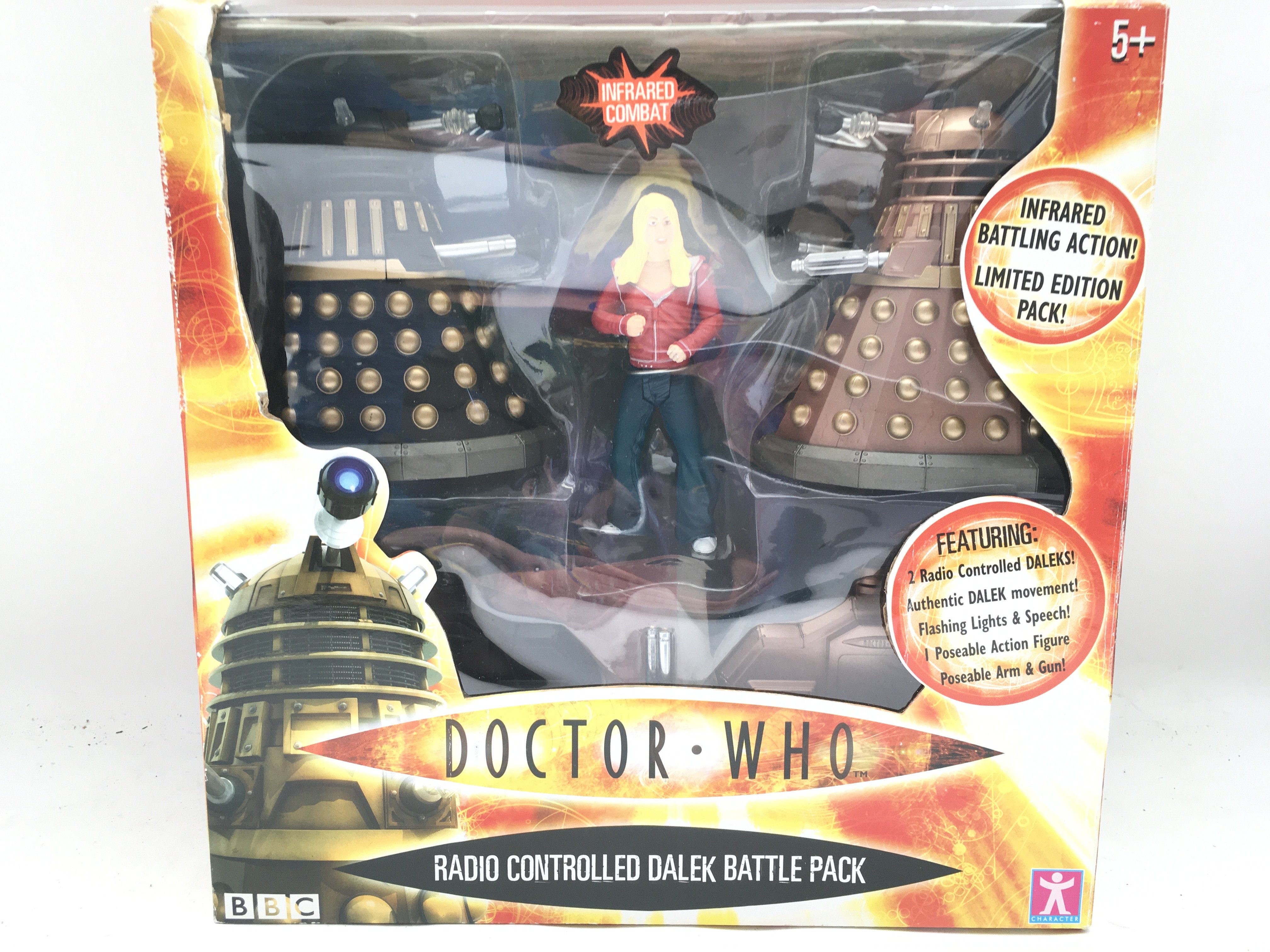 A Boxed Character Options Doctor Who Radio Controlled Dalek Battle Pack. No Reserve.