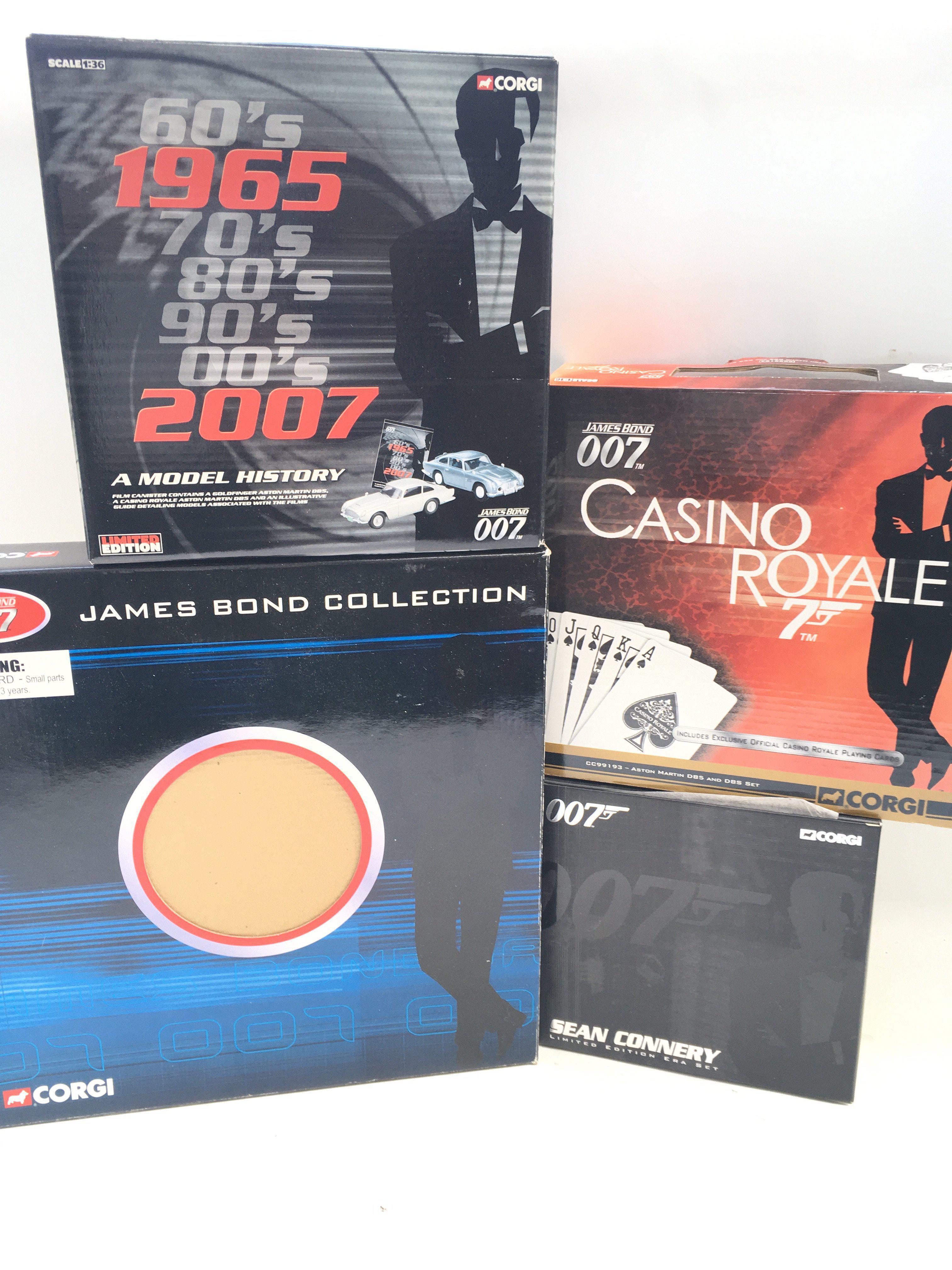 4 X Boxed Corgi James Bond Sets.