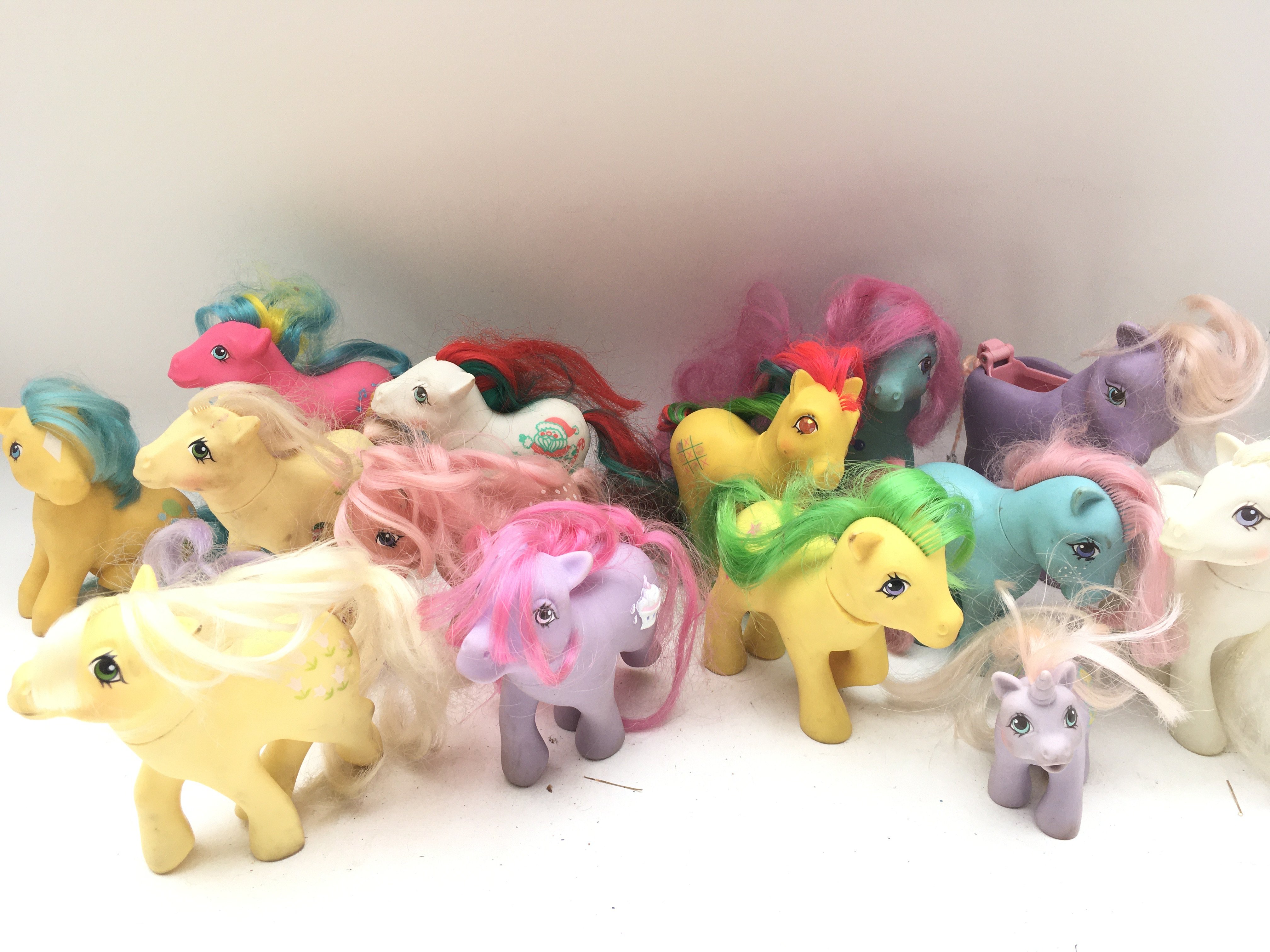 A Collection of Vintage Hasbro My Little Ponys. No Reserve.
