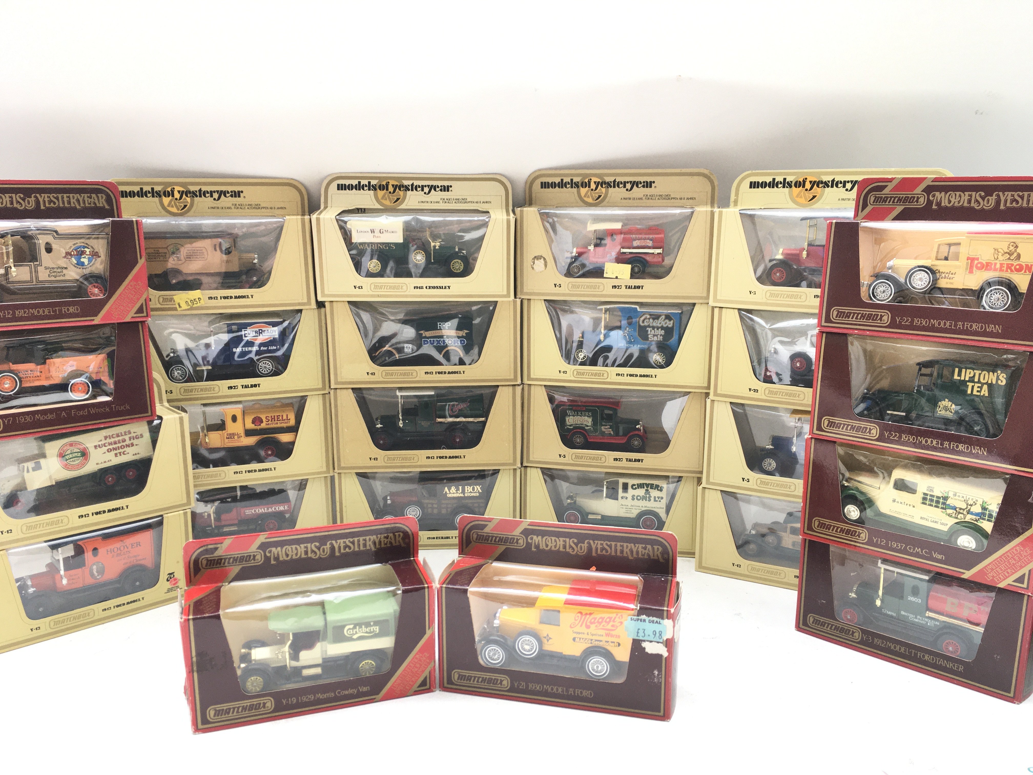 2 X Boxes Containing Matchbox models Of Yesteryear. Oxford. Lledo etc. No Reserve. (2).