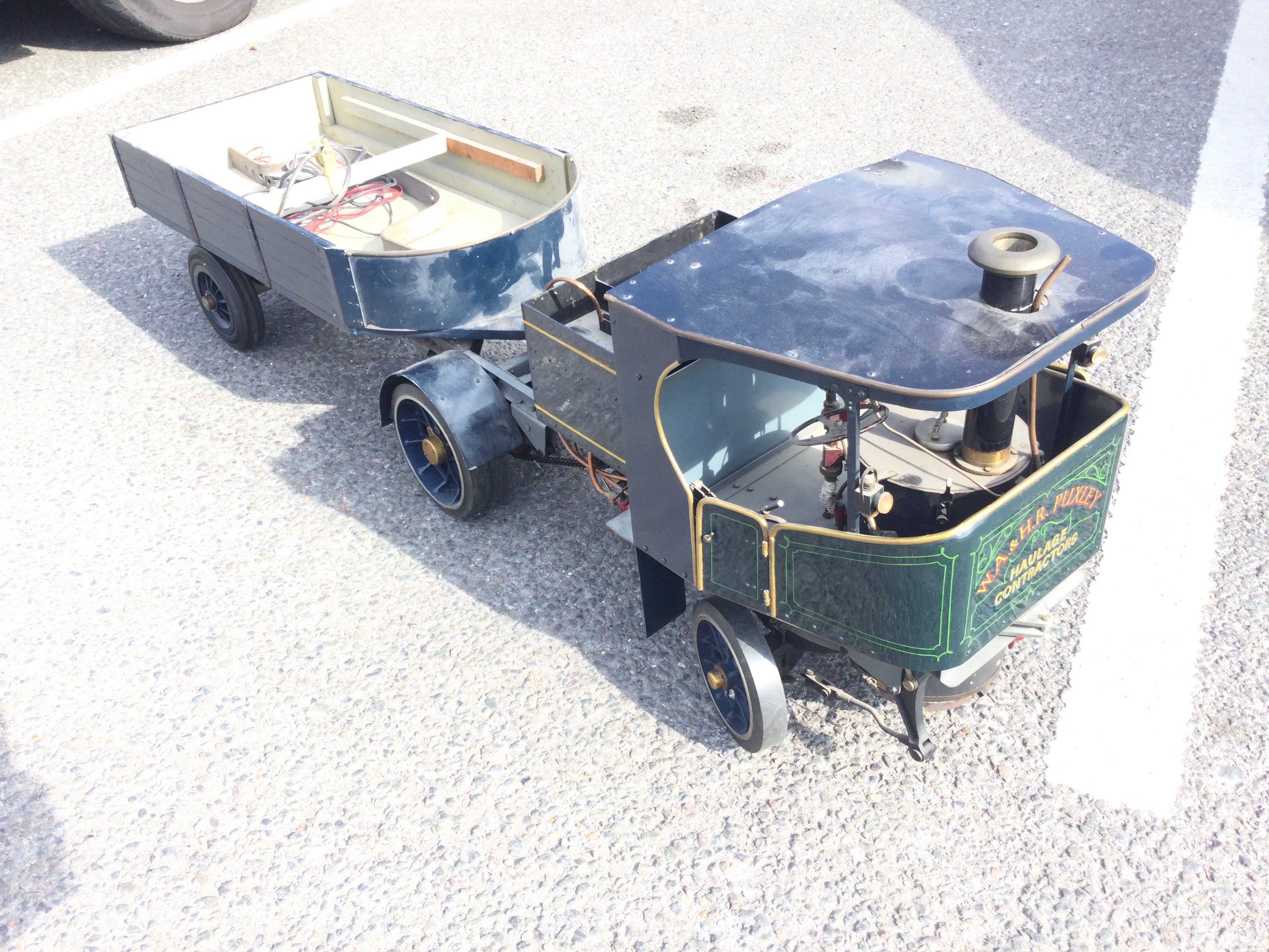 A Puxley Haulage Steam Wagon. Approx Length 137Cm.