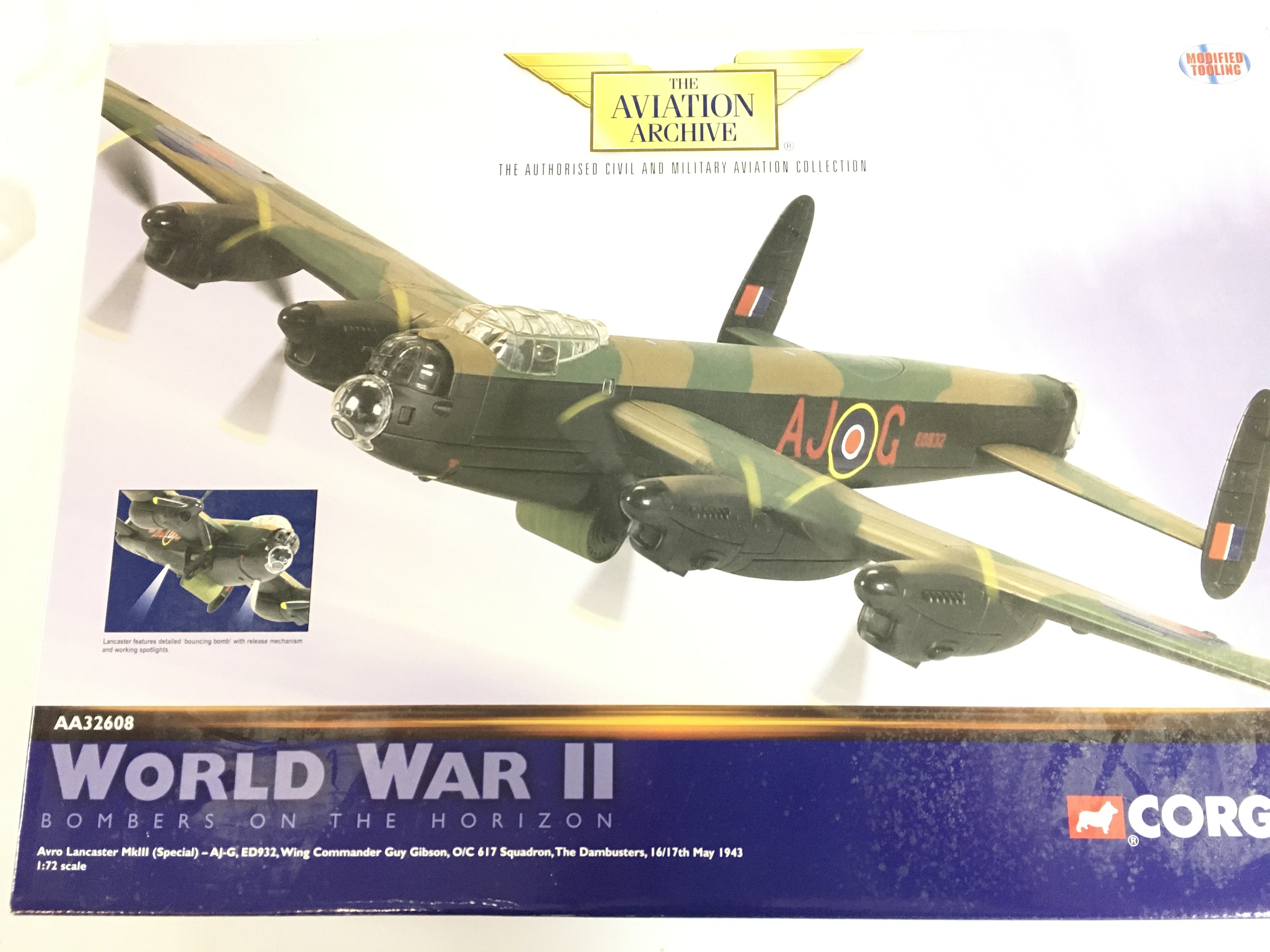 A Boxed Corgi Aviation Archive Avro Lancaster MKII. #AA32608. 1/72 Scale. No Reserve.