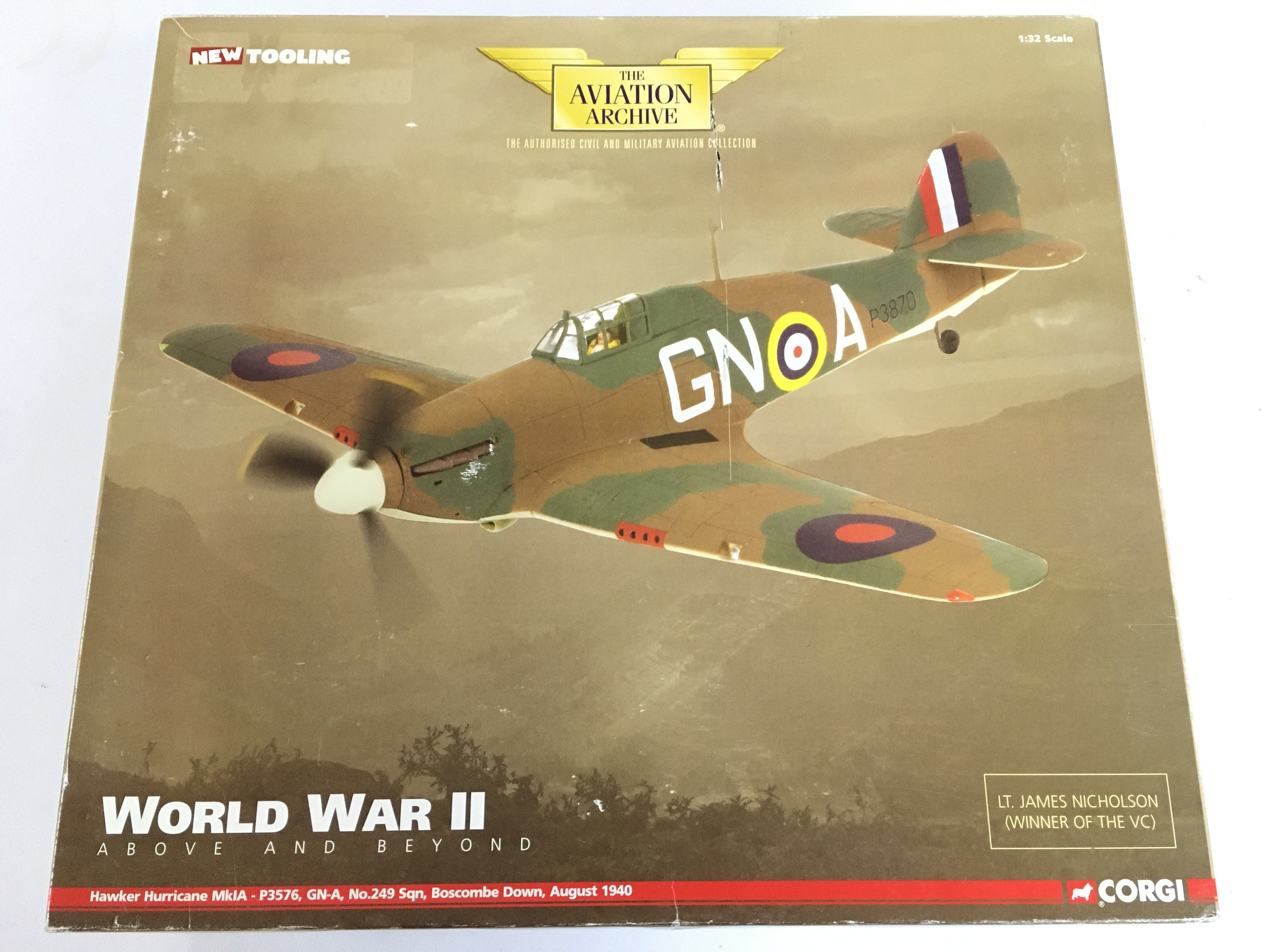 A Boxed Corgi Aviation Archive Hawker Hunter MKIA #AA 35501 1/32 Scale. No Reserve.