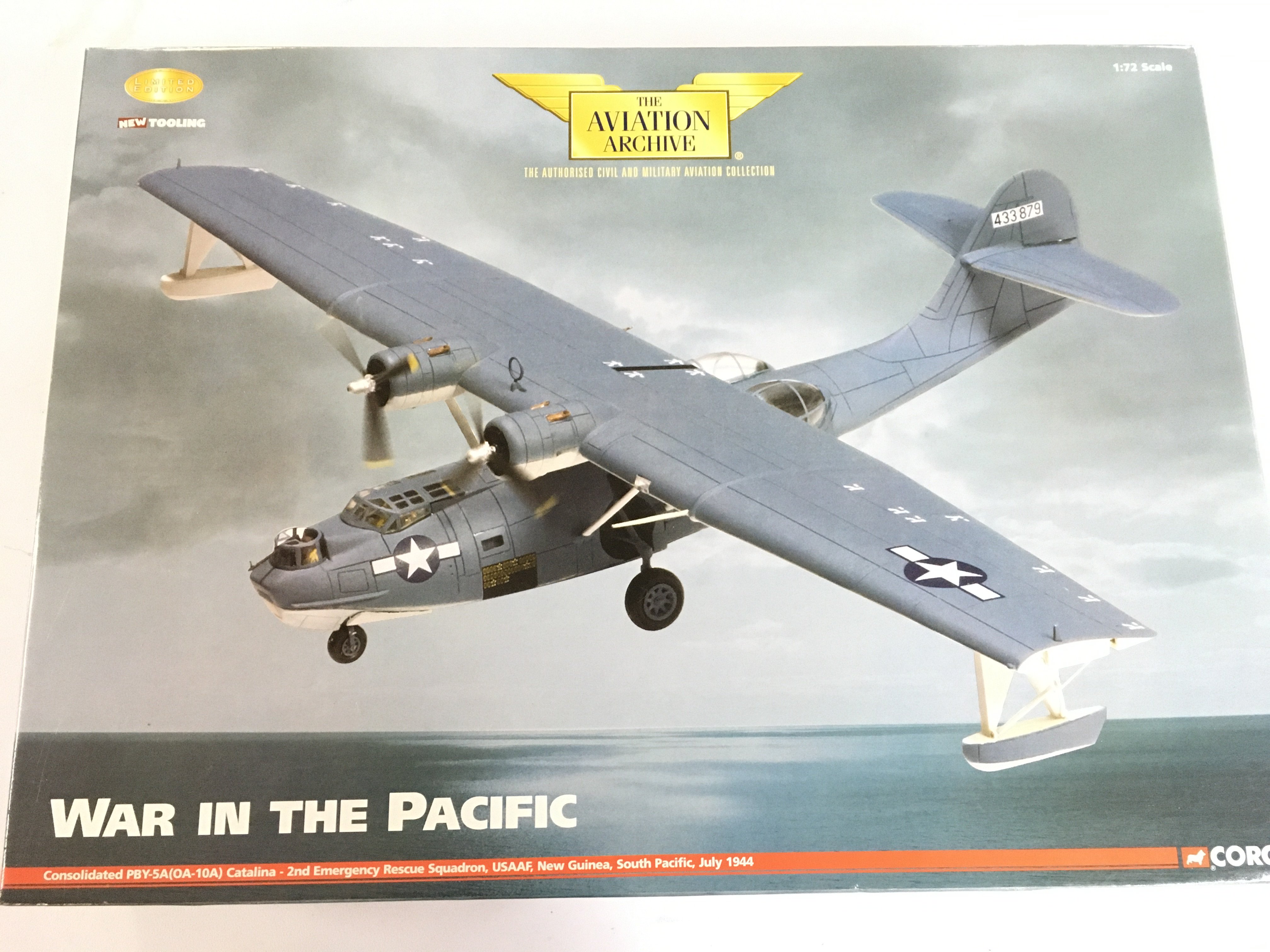 A Boxed Corgi Aviation Archive Consolidated PBY-5A #AA36102. 1/72 Scale.