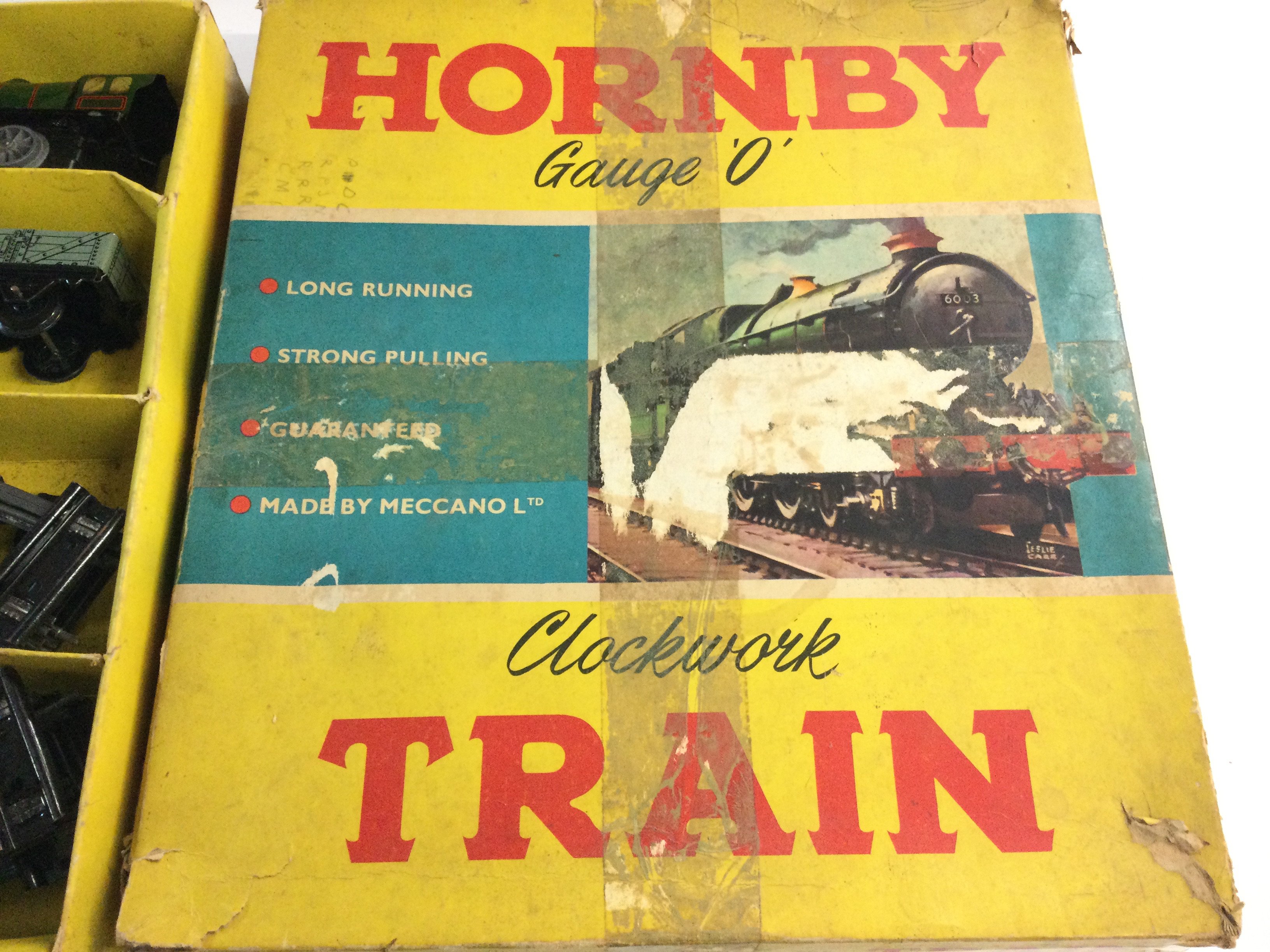A Boxed Hornby 0 Gauge No.20 Goods Set.