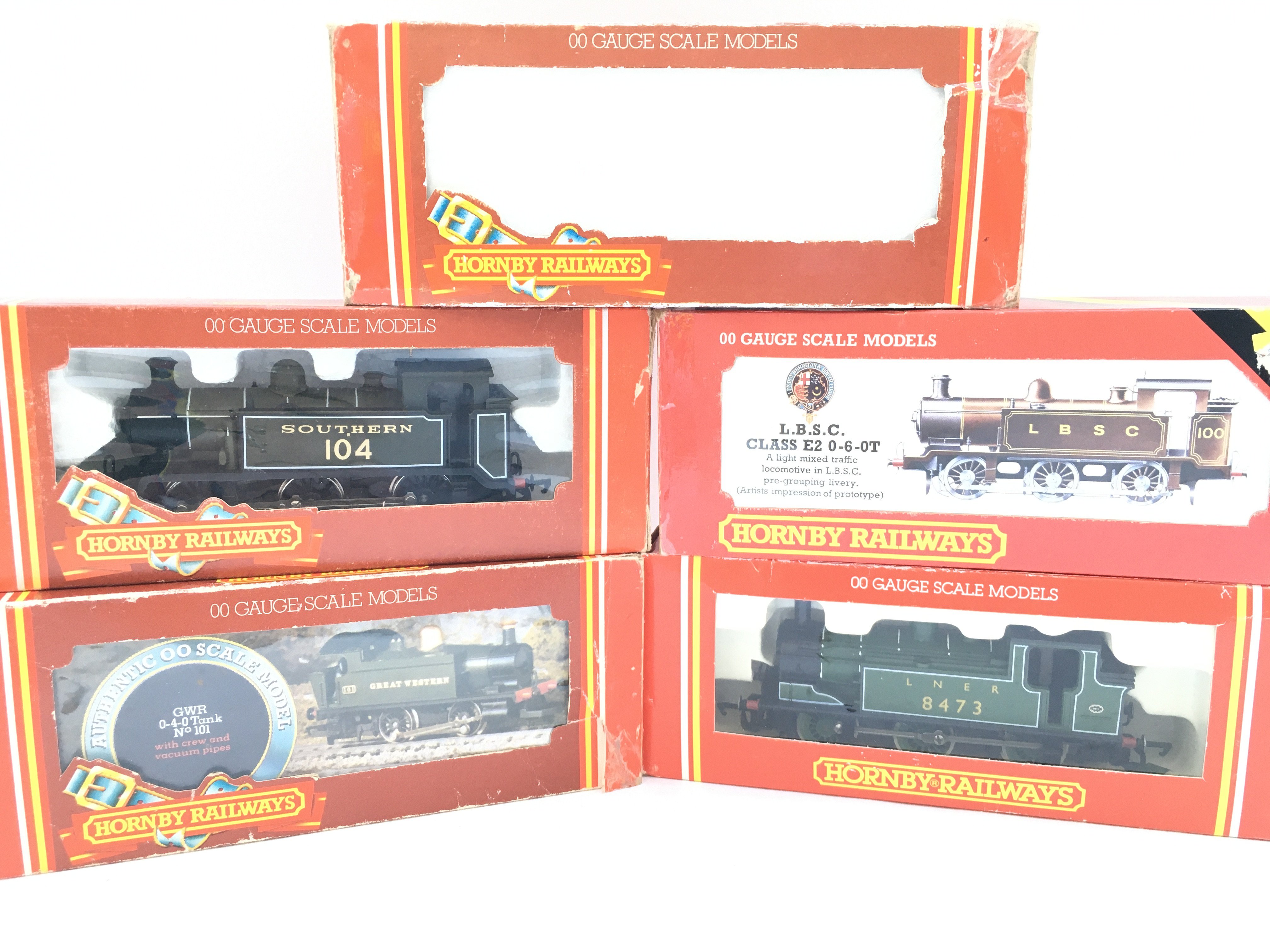 5 Boxed Hornby 00 Gauge Locomotives.No Reserve.
