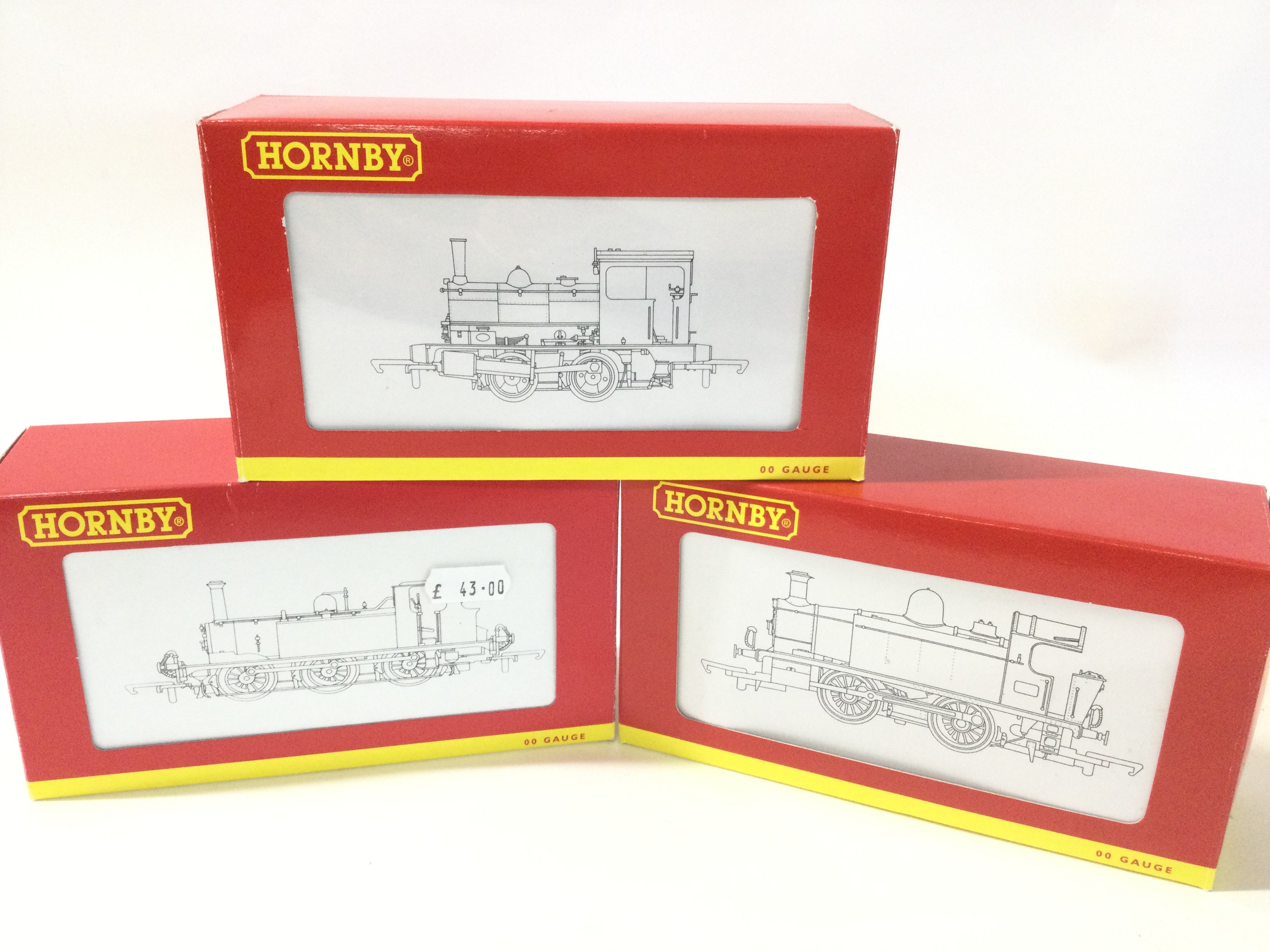 3X Boxed Hornby 00 Gauge Locomotives. A Industrial Locomotive #R2304. LBSC 0-6-0 Terrier Class AIX #R2483 And A BR 0-4-0ST Pug #R2335.