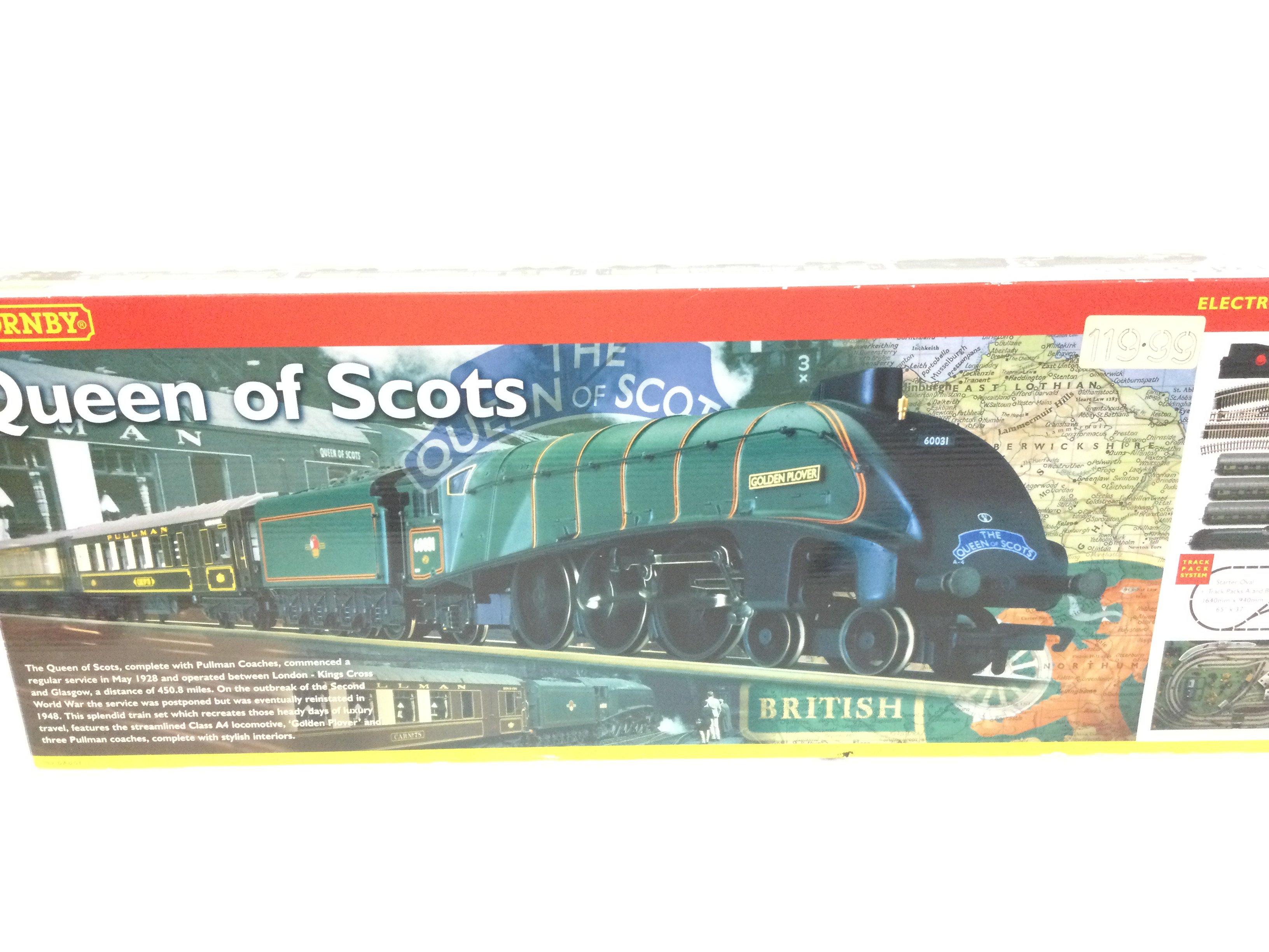 A Boxed Hornby 00 Gauge Queen Of Scots Set #R1024. Train And Coaches Only. And A Flying Scotsman With Coaches.